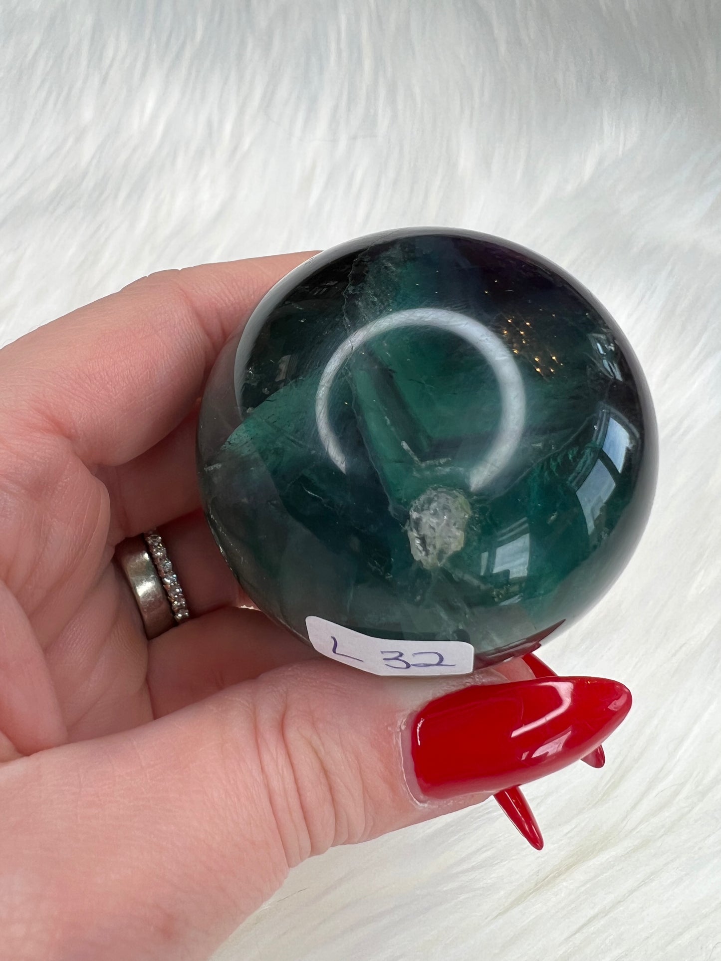 Rainbow Fluorite Spheres (small)