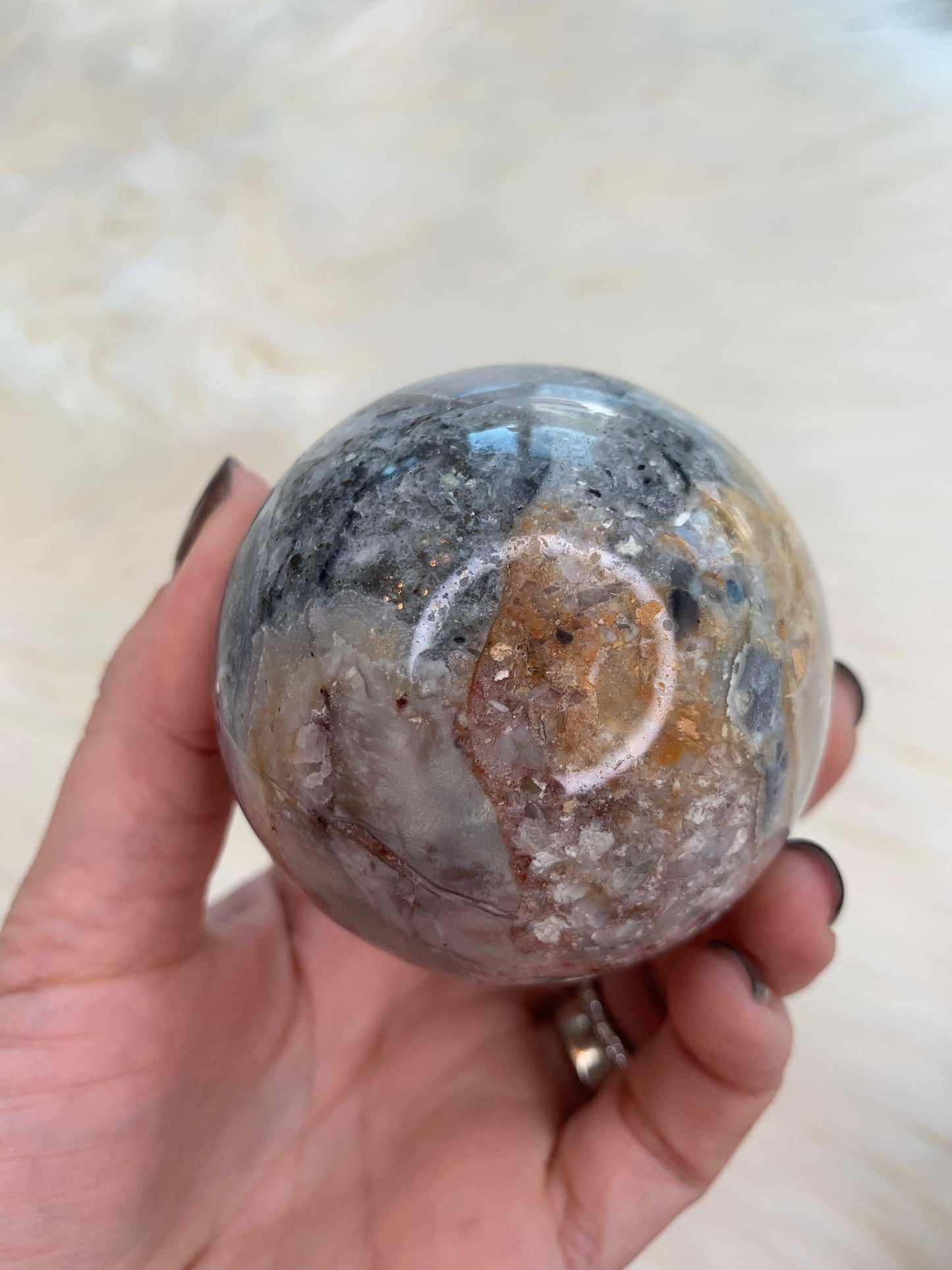 Pink Agate Spheres