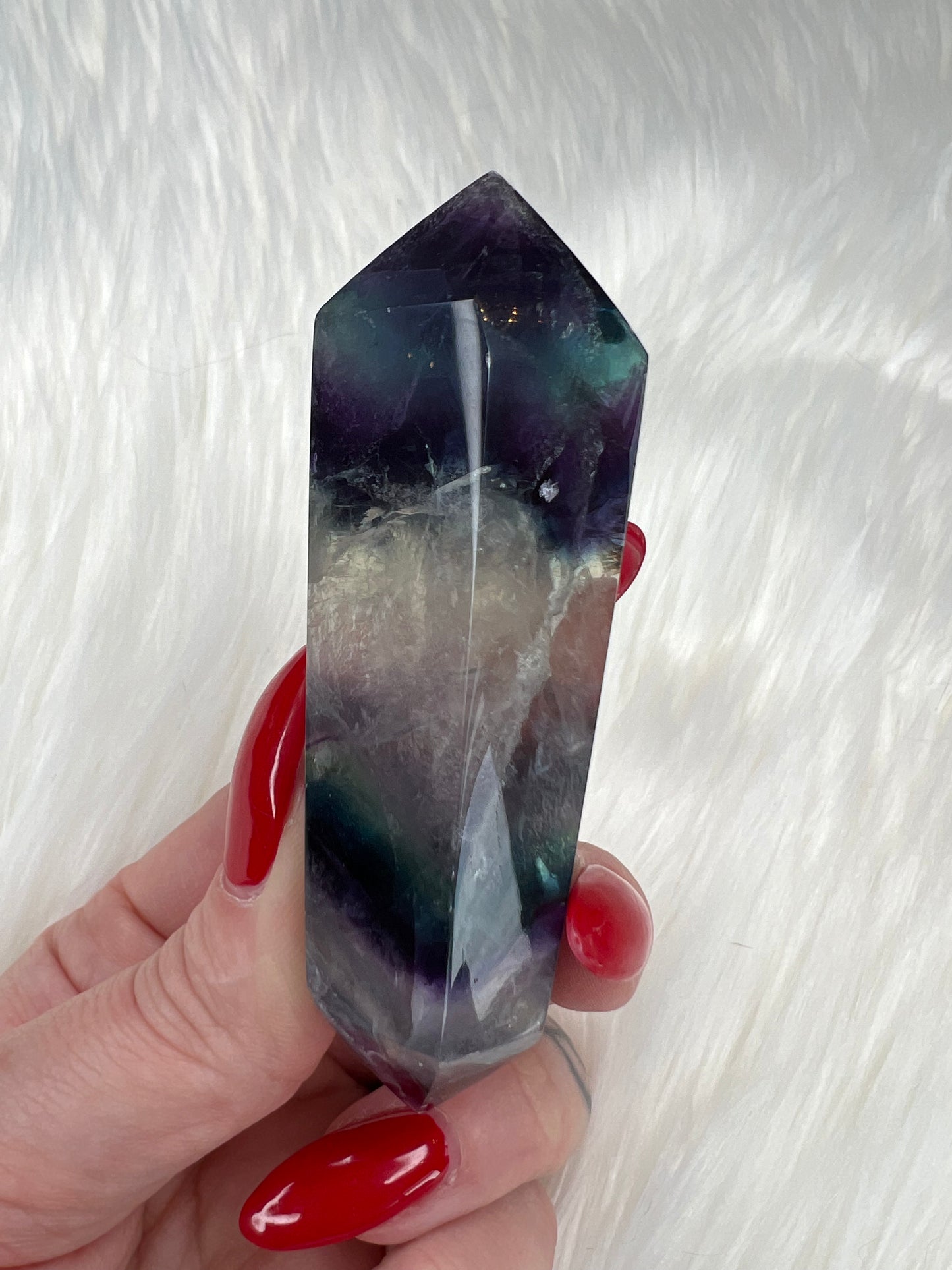 Rainbow Fluorite Towers (small)