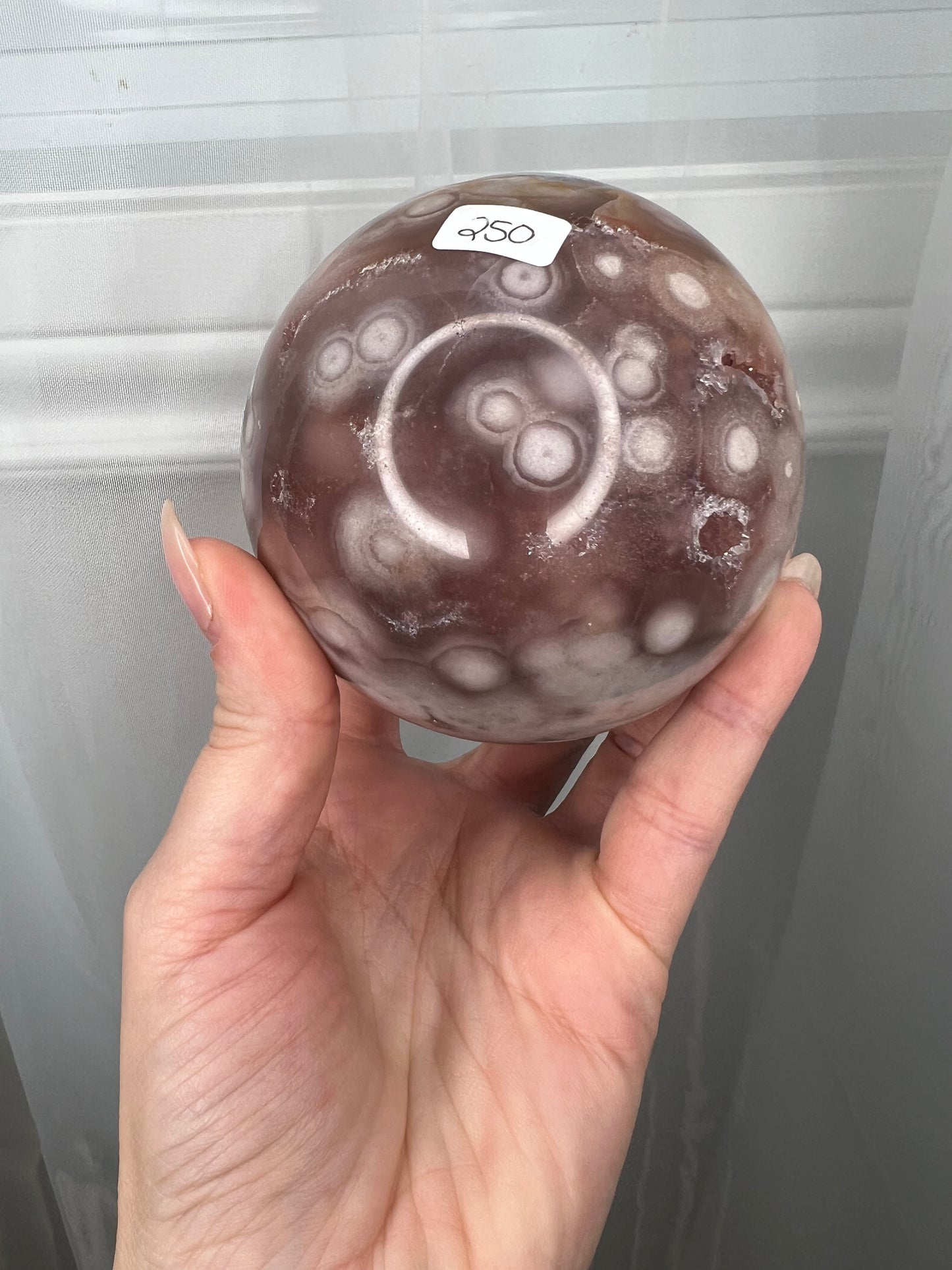 Deep Purple Pink Amethyst Sphere