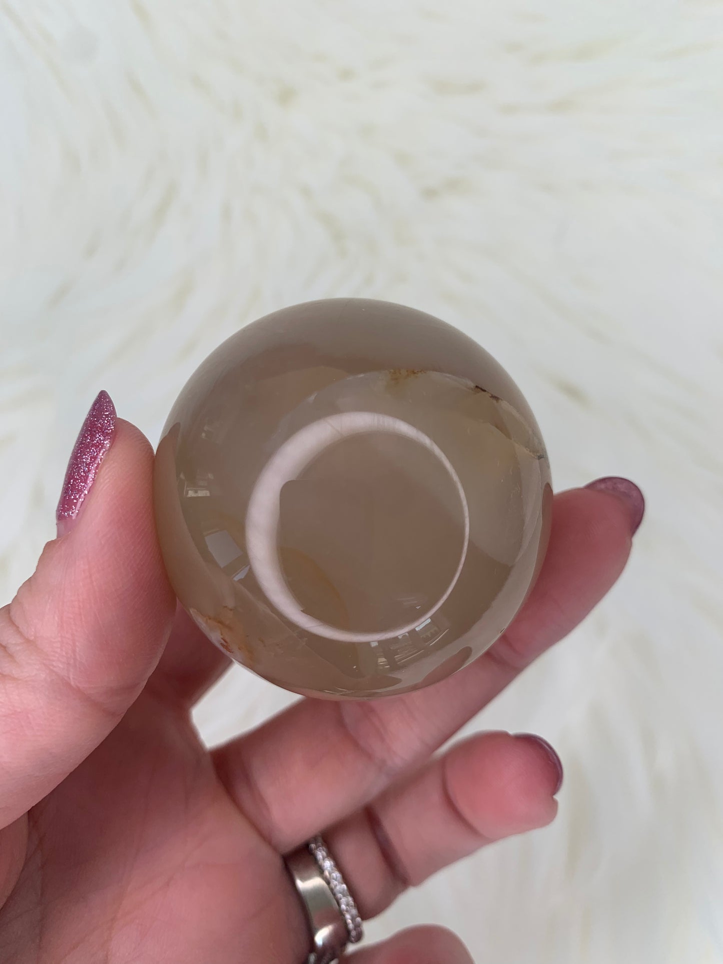 Flower Agate Spheres