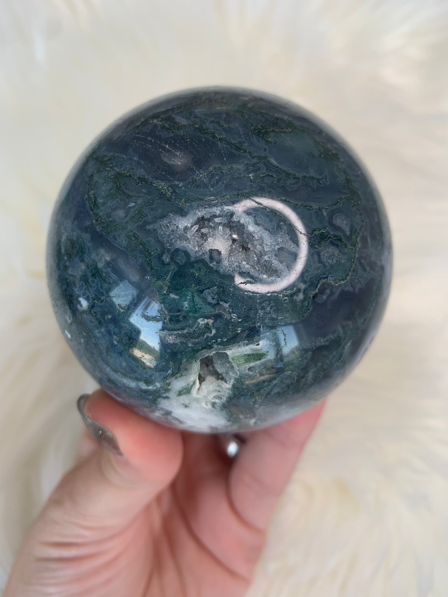 Moss Agate Spheres