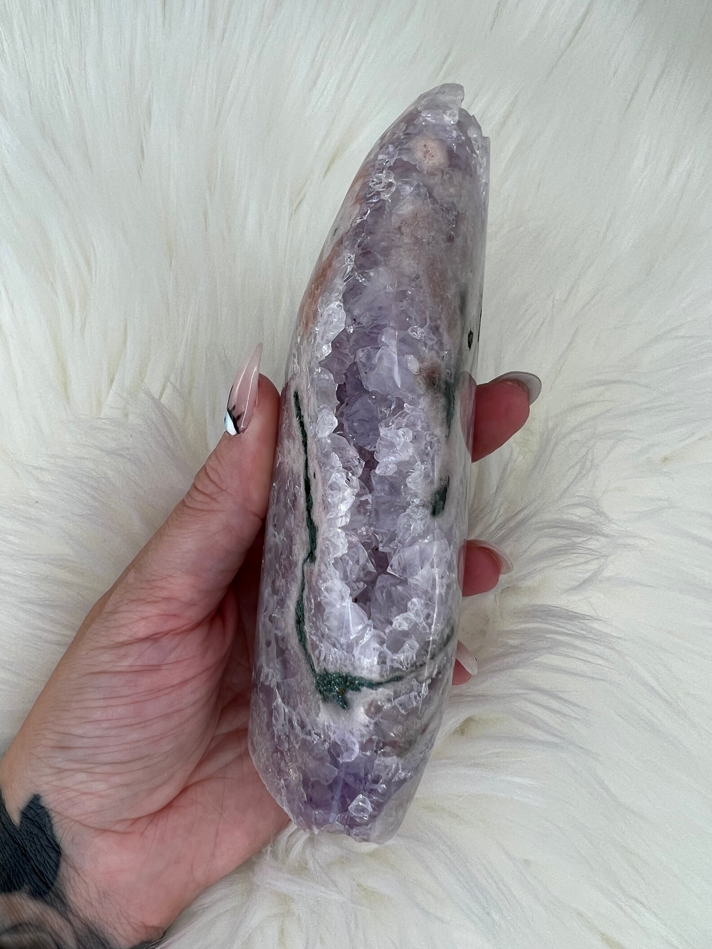 Lilac Pink Amethyst Freeform