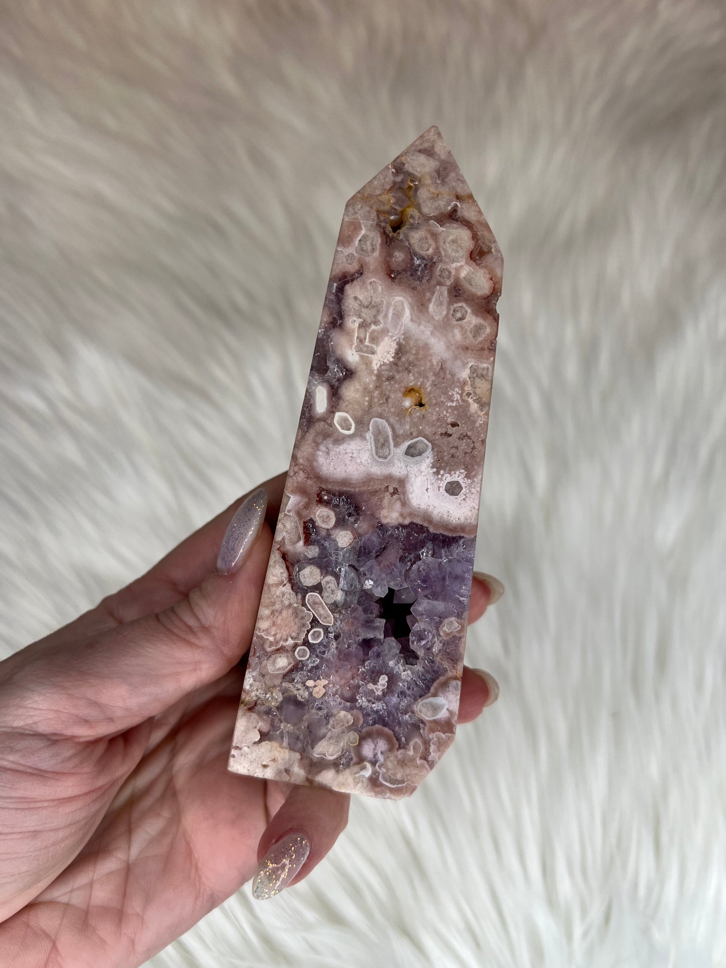 Amethyst X Flower Agate Towers (Part 2)