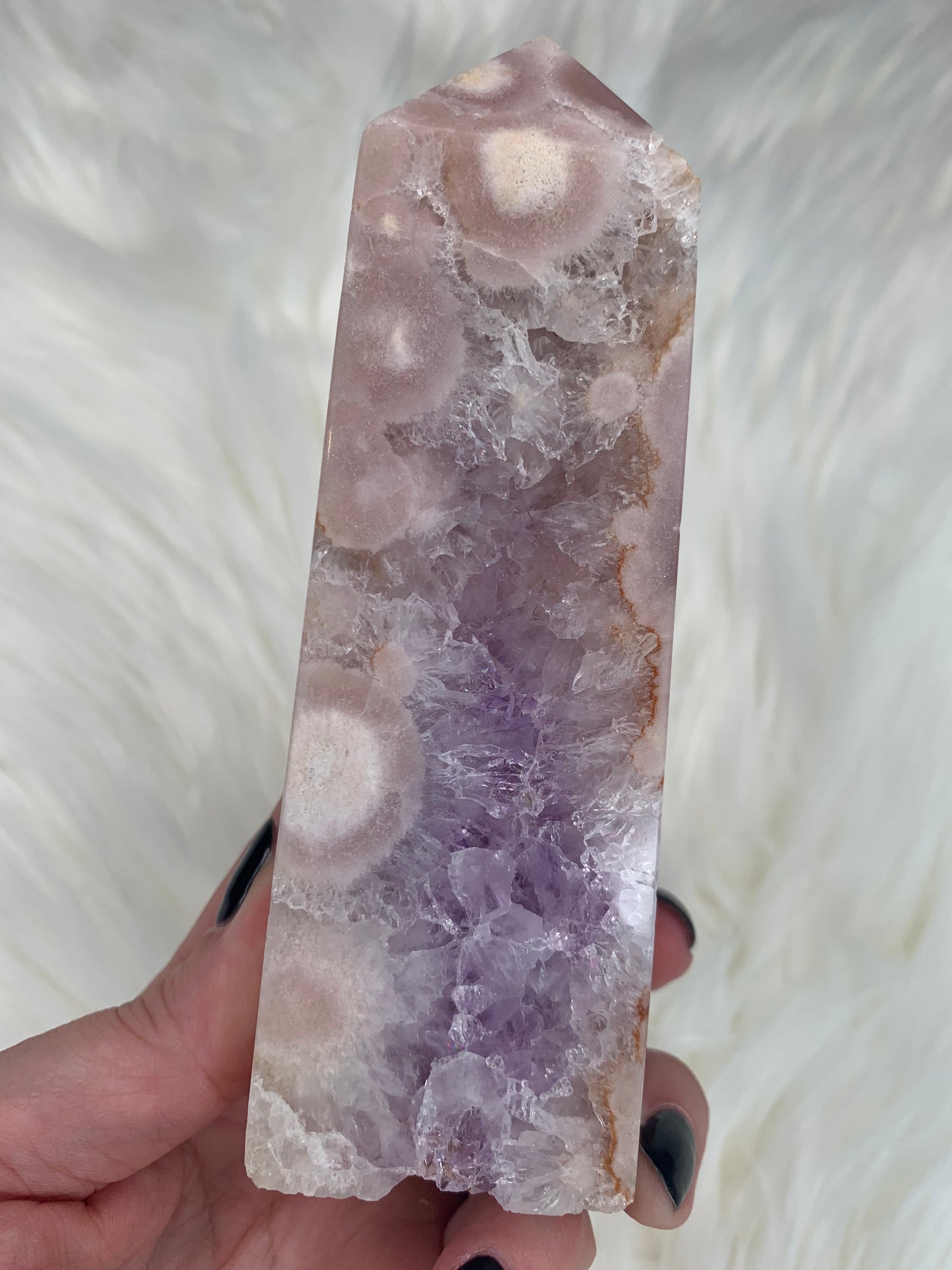 Amethyst X Flower Agate Towers (Part 1)