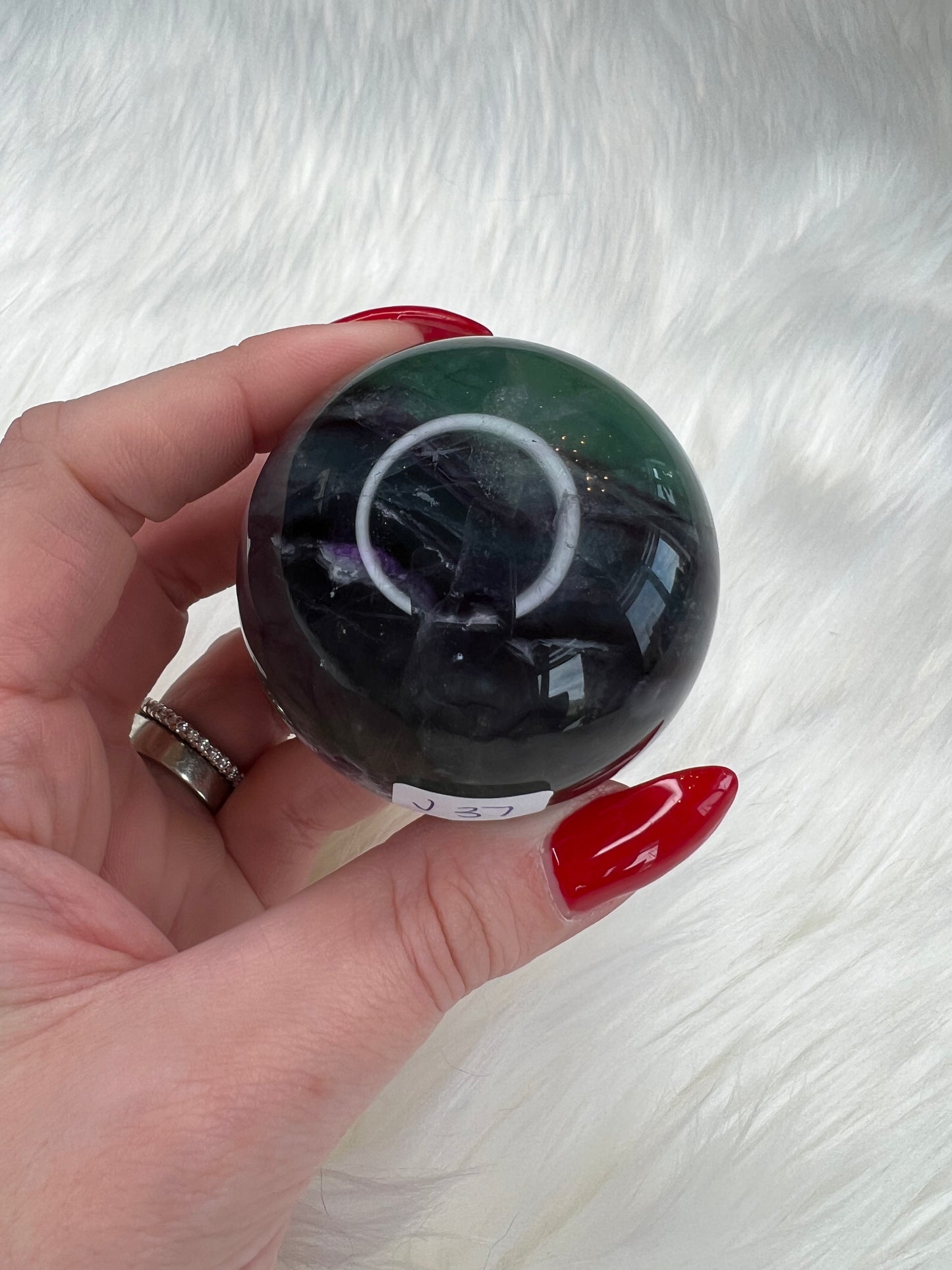 Rainbow Fluorite Spheres (small)