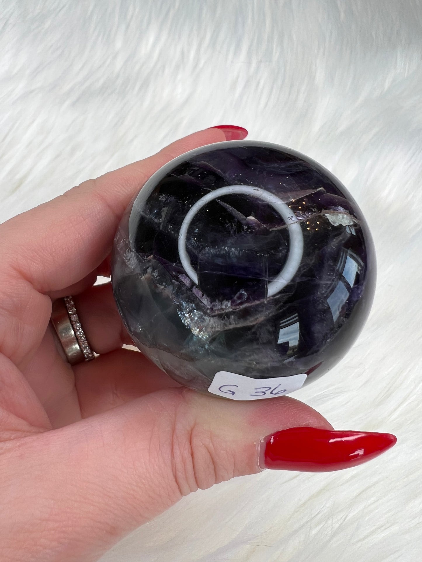 Rainbow Fluorite Spheres (small)