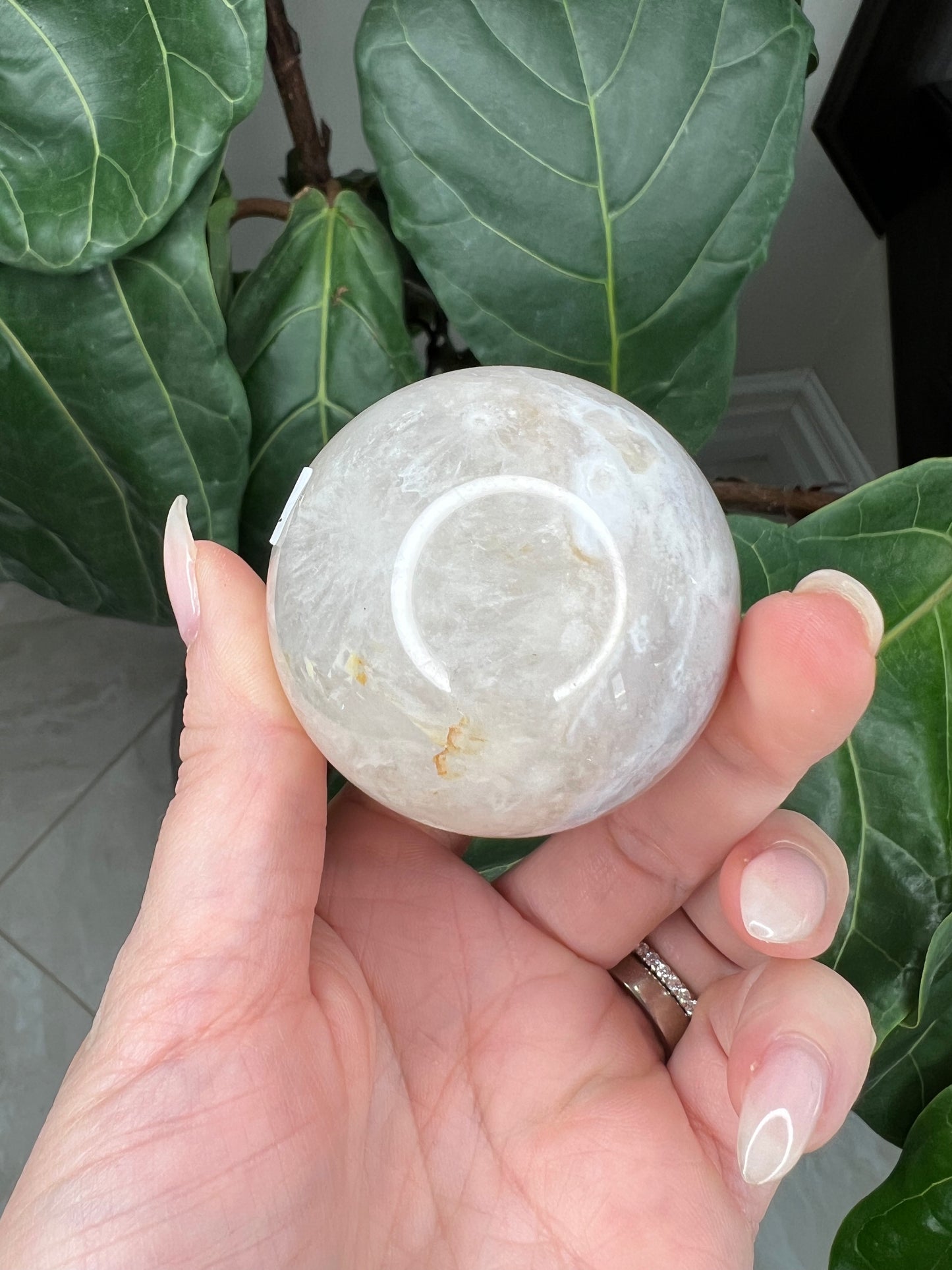 Flower Agate Sphere