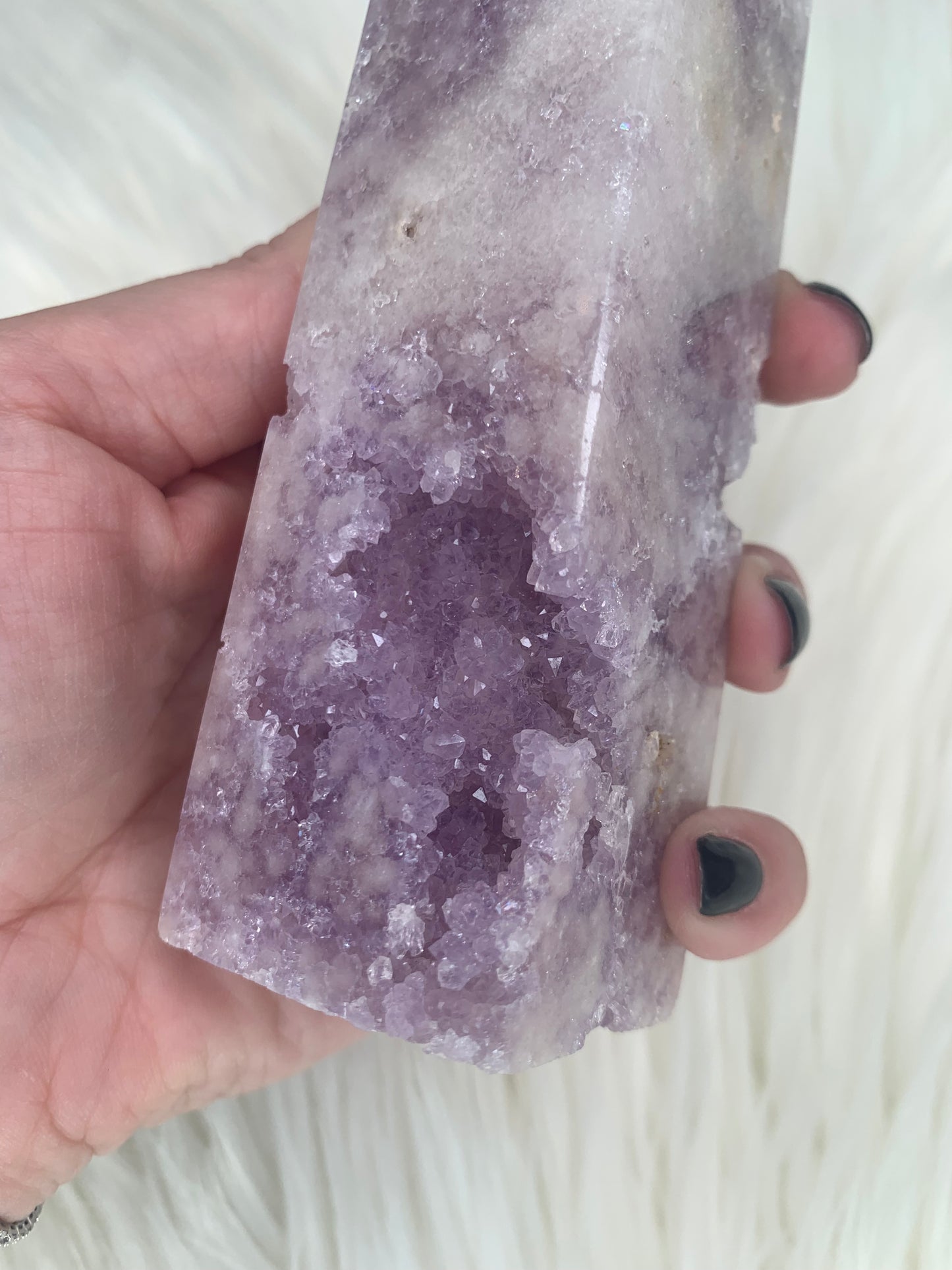LUXE Lilac Amethyst Tower