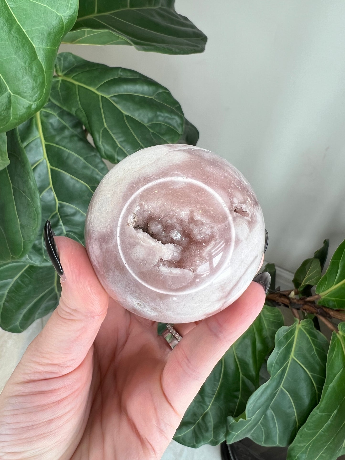 Pink Amethyst Sphère