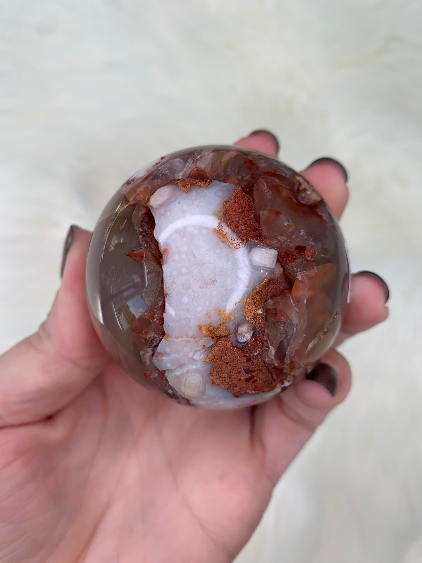 Carnelian Spheres