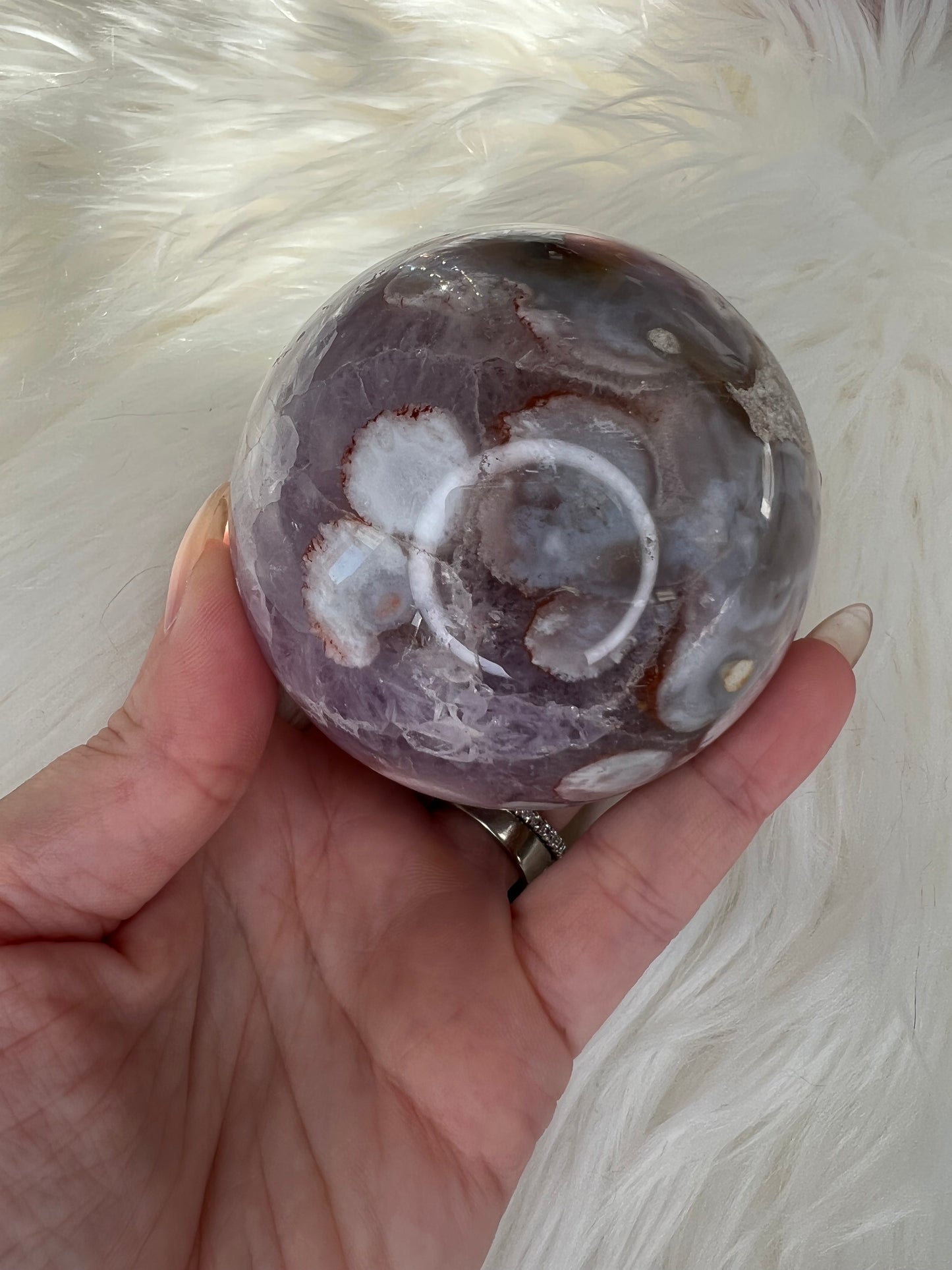 Pink Amethyst Sphere