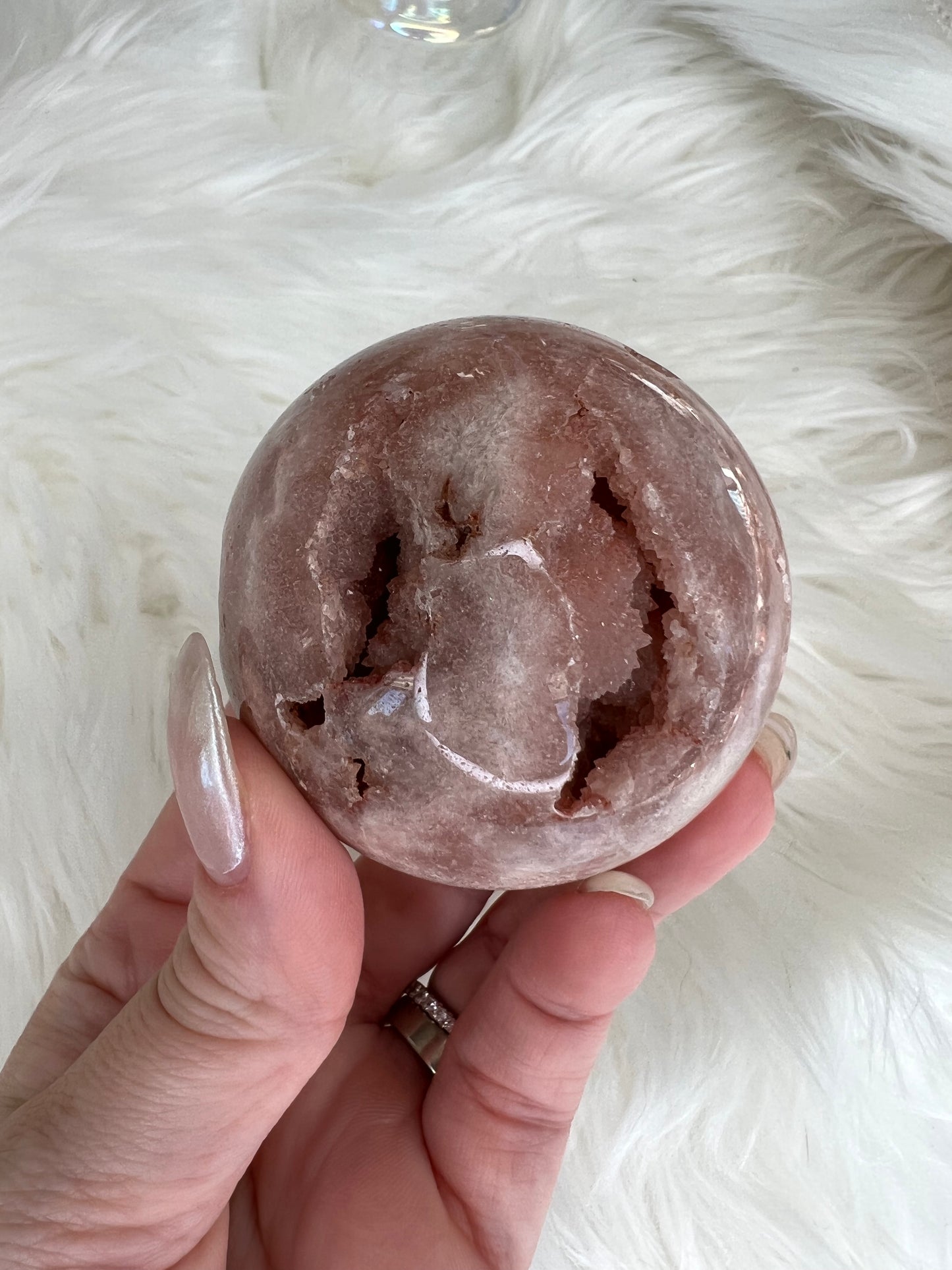 Pink Amethyst Sphere