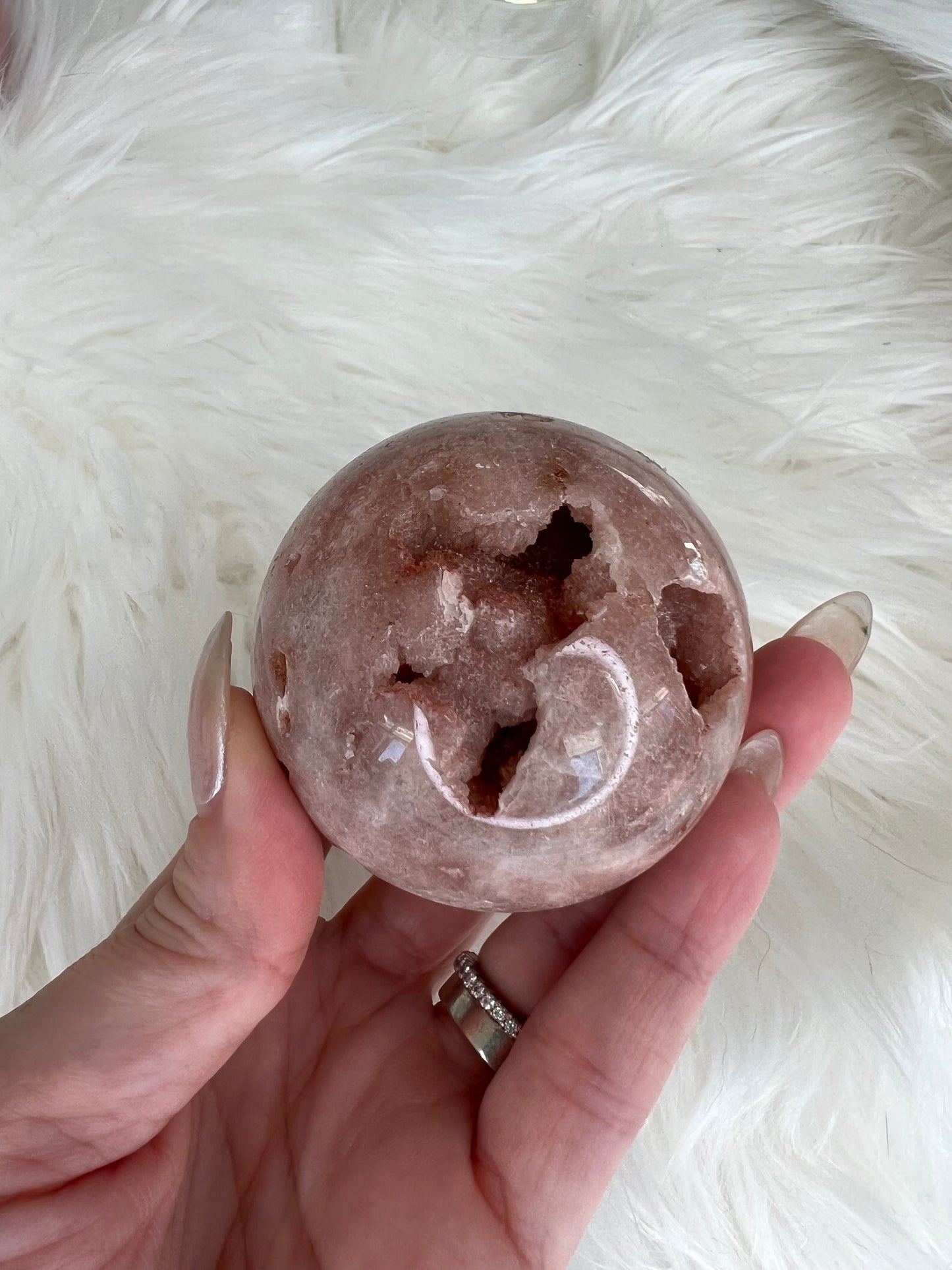 Pink Amethyst Sphere