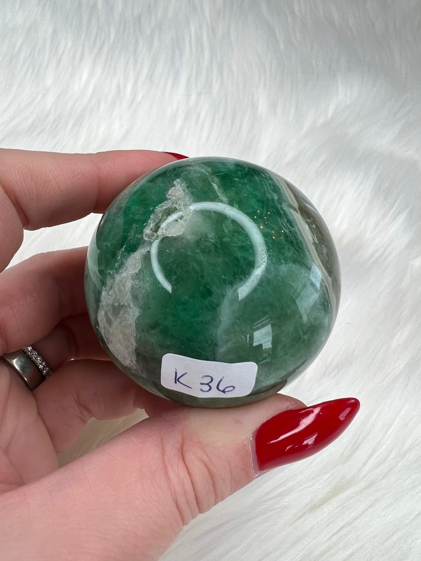 Rainbow Fluorite Spheres (small)
