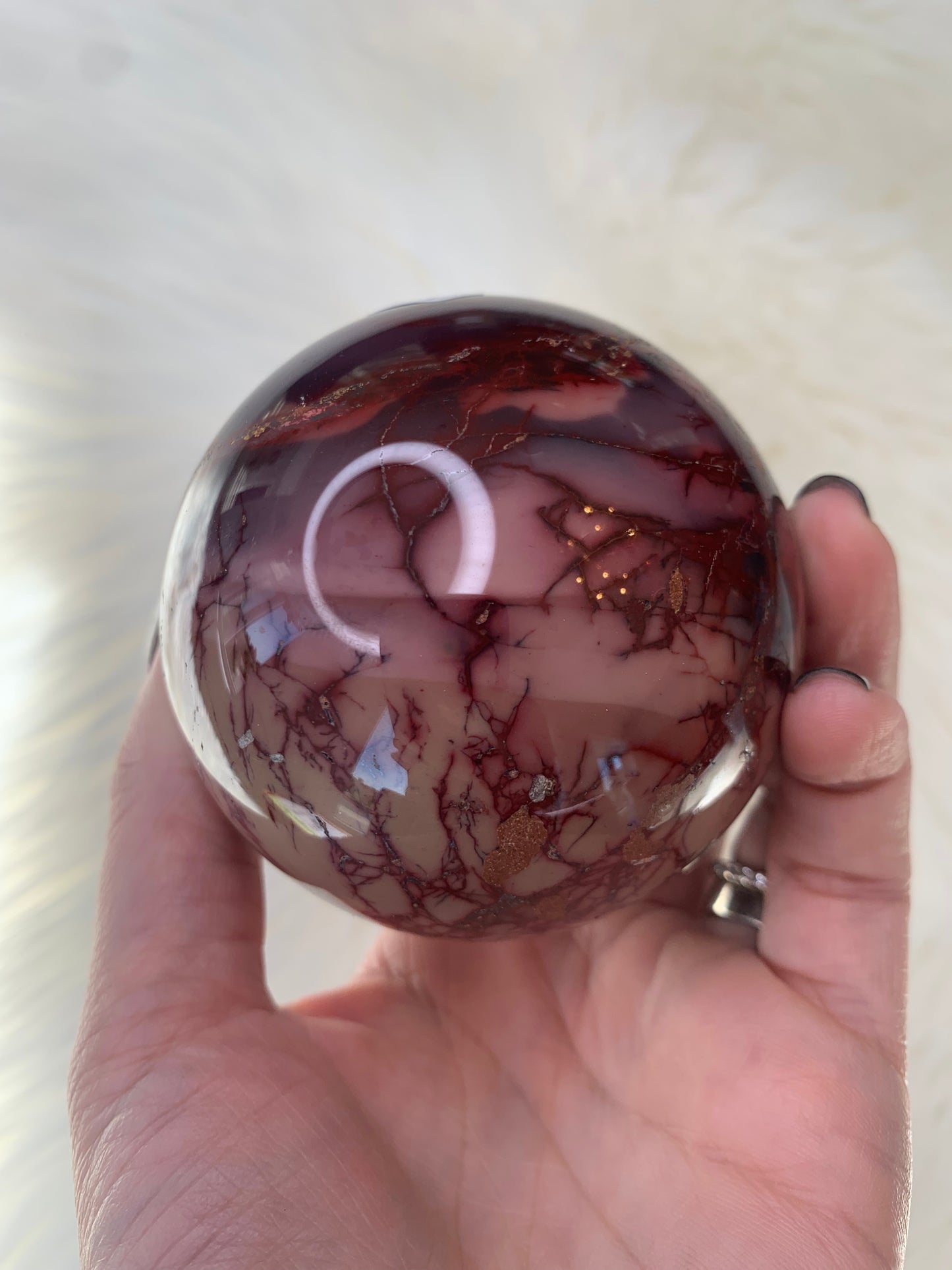 Mookaite Spheres