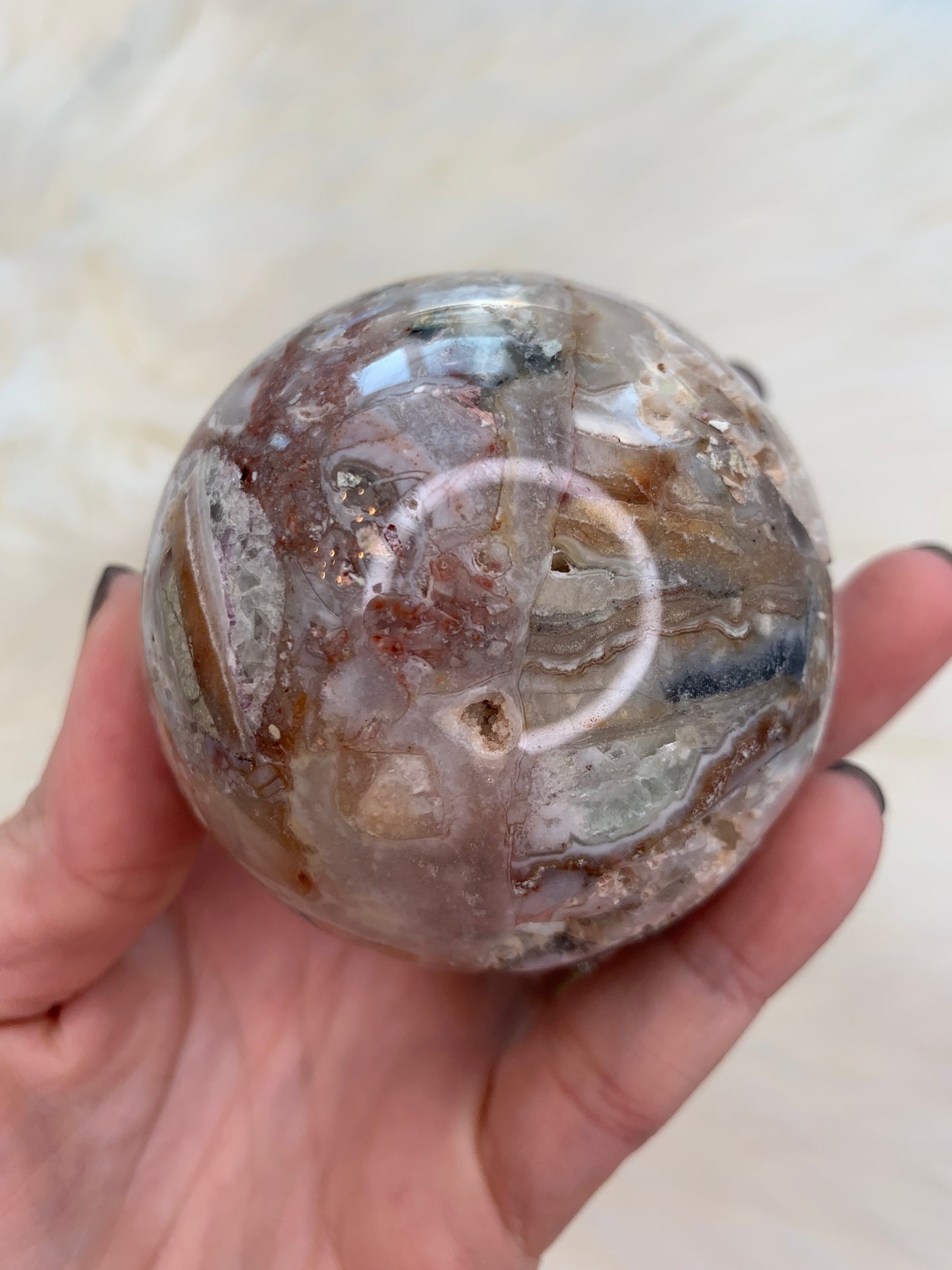 Pink Agate Spheres