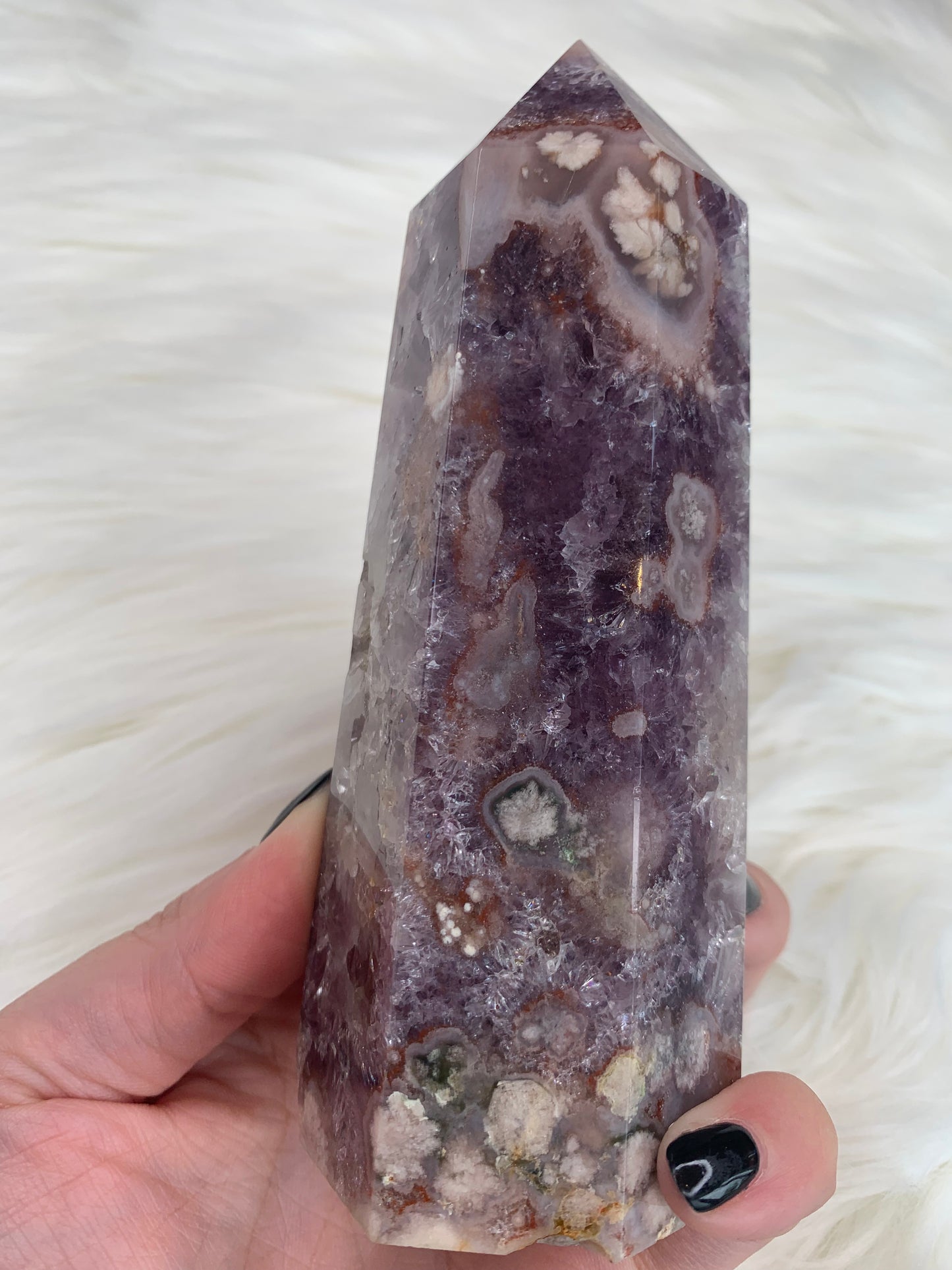 Amethyst X Flower Agate Towers (Part 1)