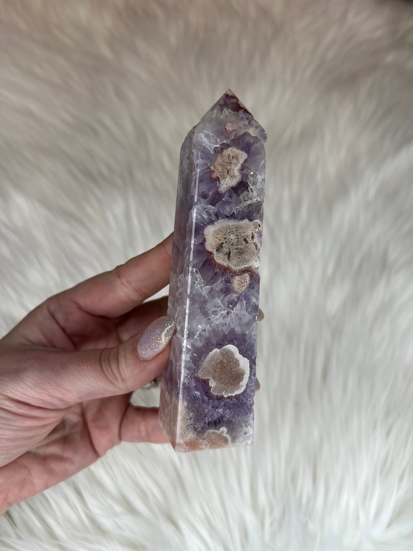 Amethyst X Flower Agate Towers (Part 2)