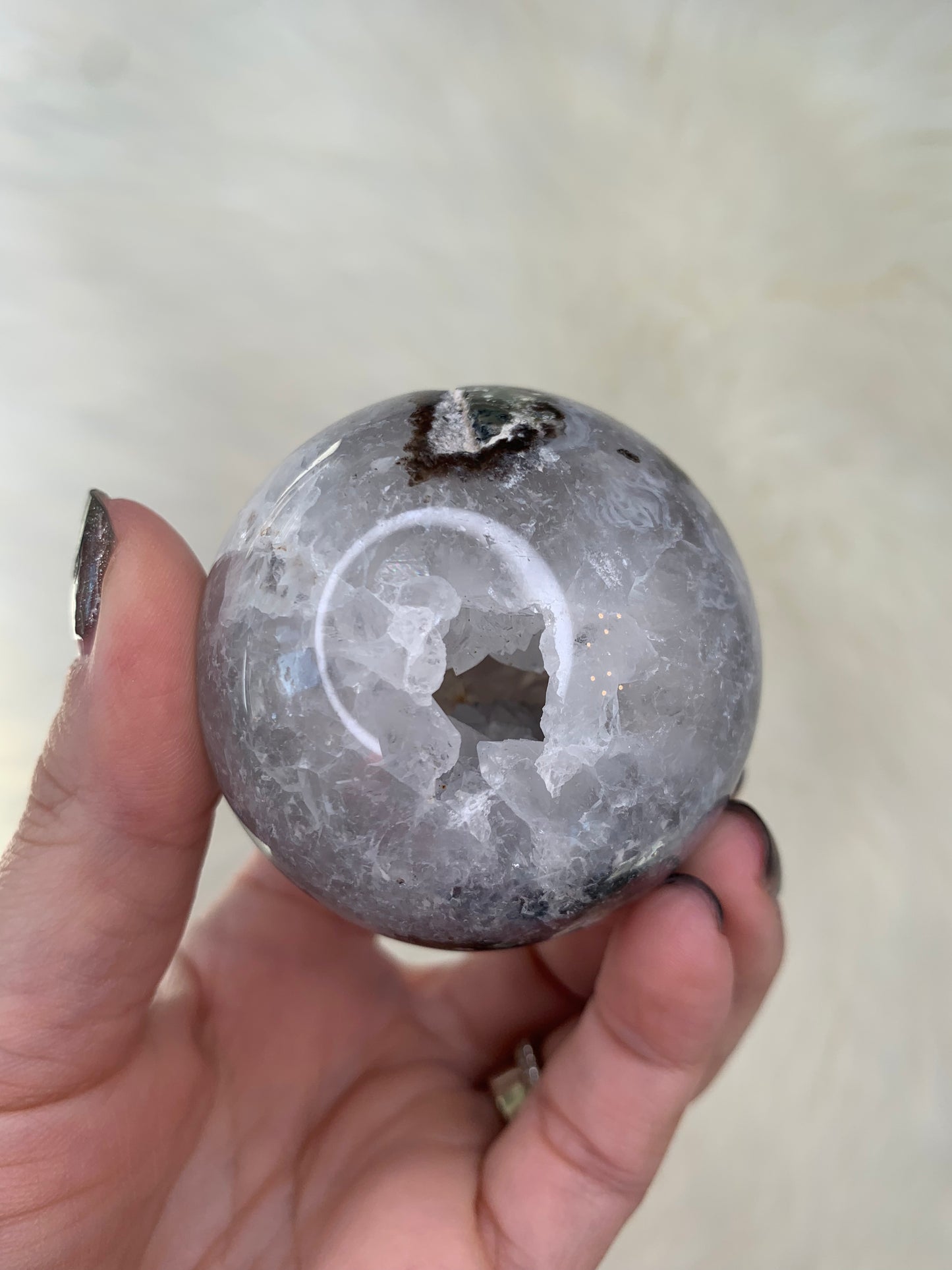 Agate X Quartz Spheres