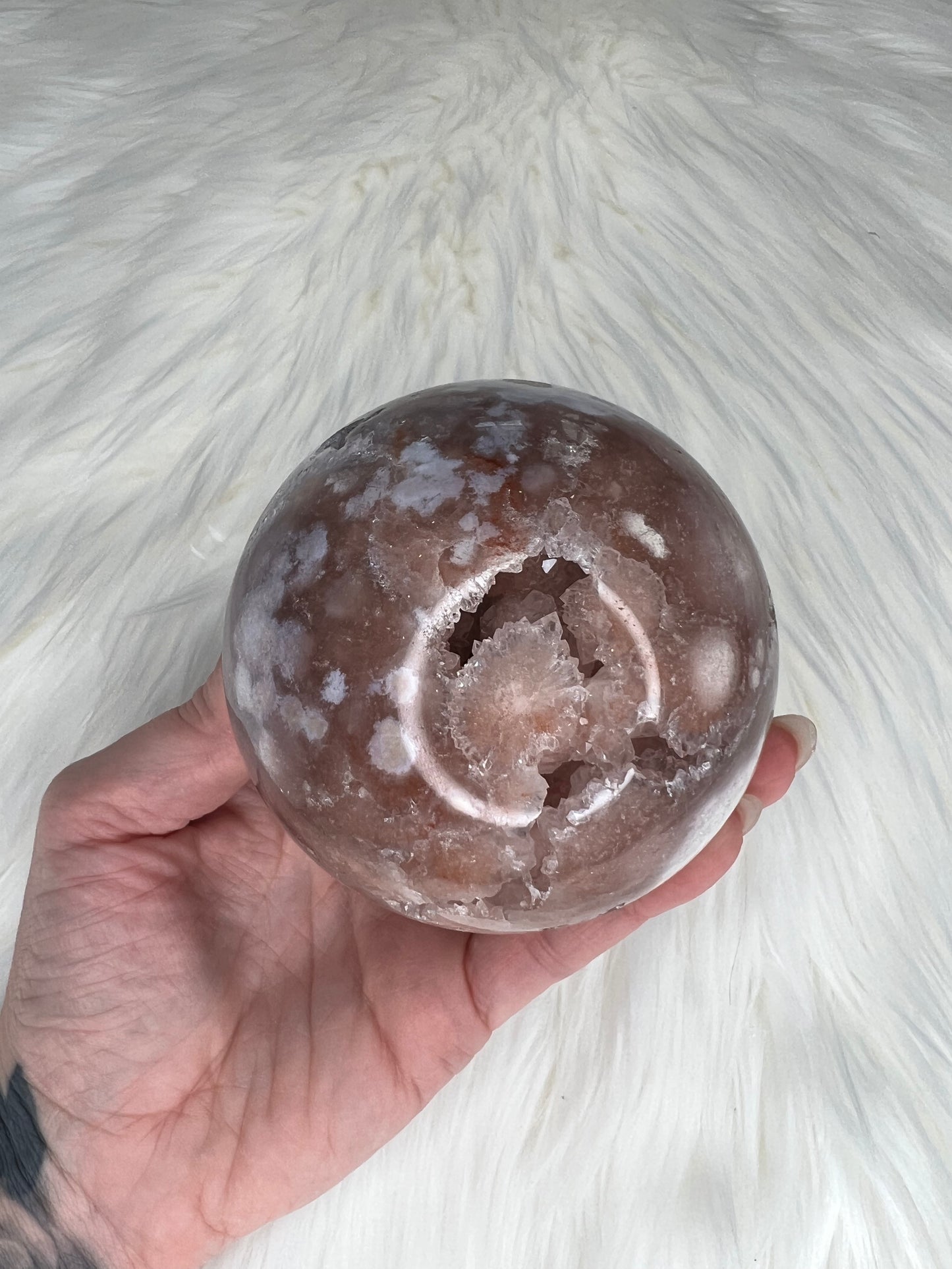 Pink Amethyst Sphere