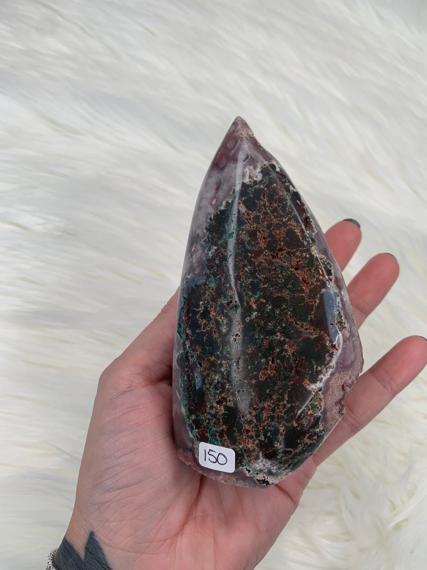Pink Amethyst Druzy Freeform