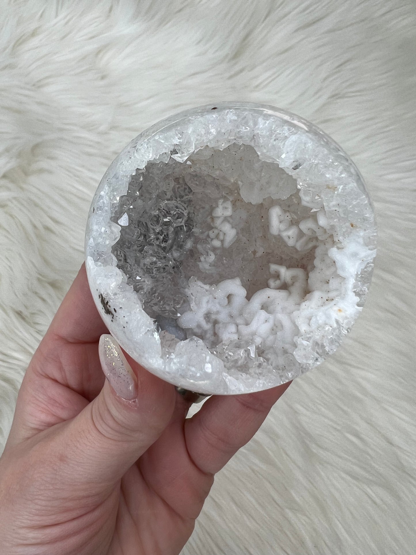 Agate X Quartz Spheres