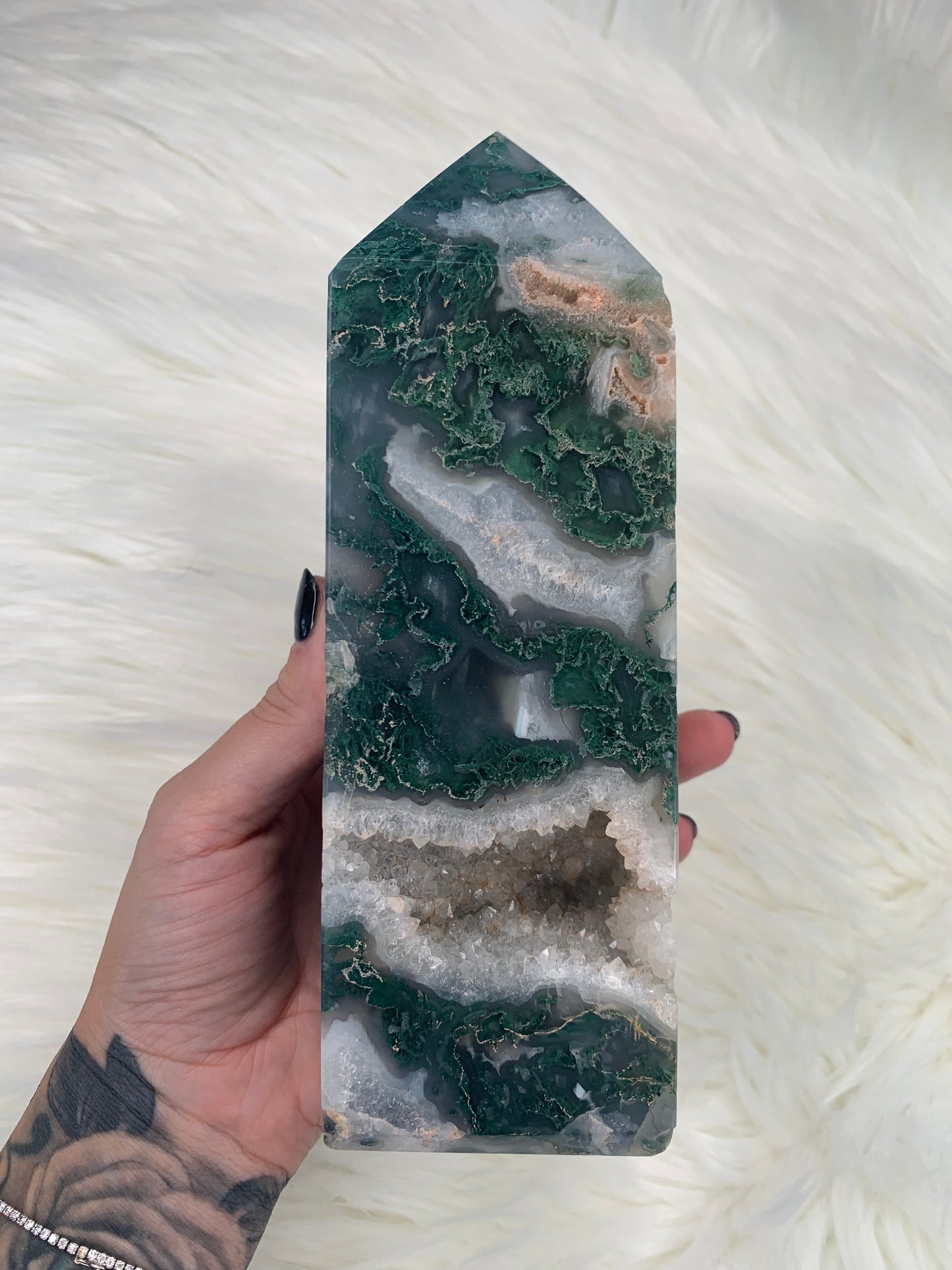 Moss Agate Towers