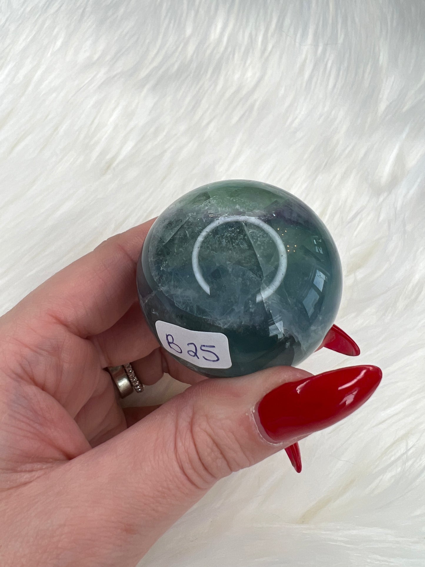 Rainbow Fluorite Spheres (small)