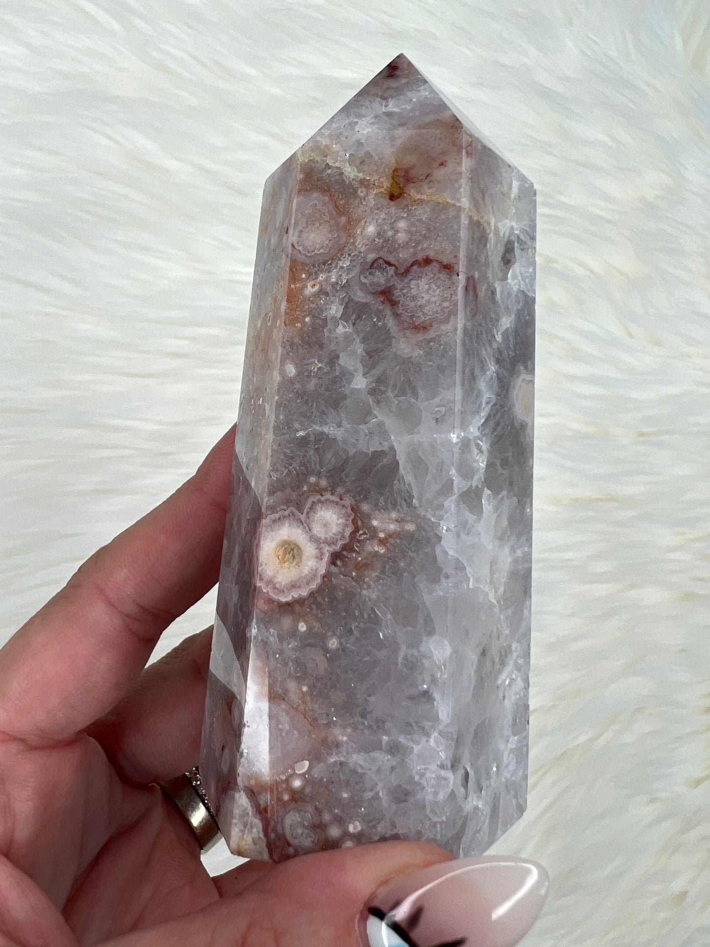 Quartz X Flower Agate Towers (Part 5)