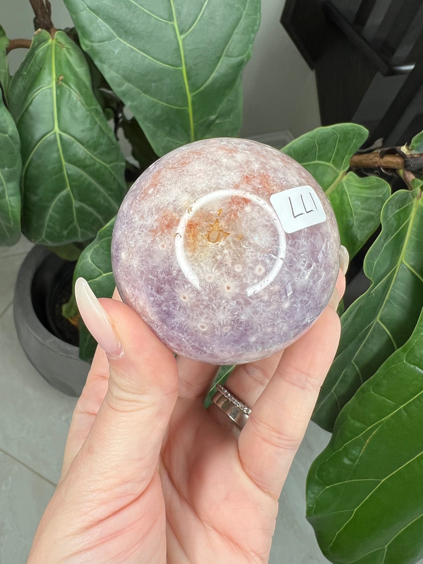 Lilac Pink Amethyst Sphere