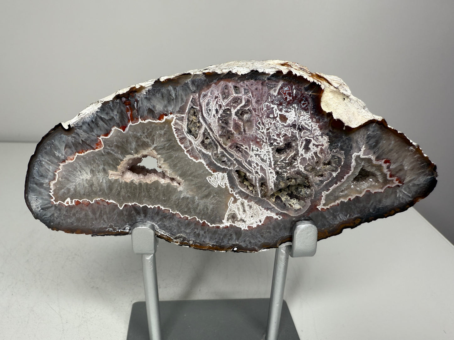 Agate Slice on stand