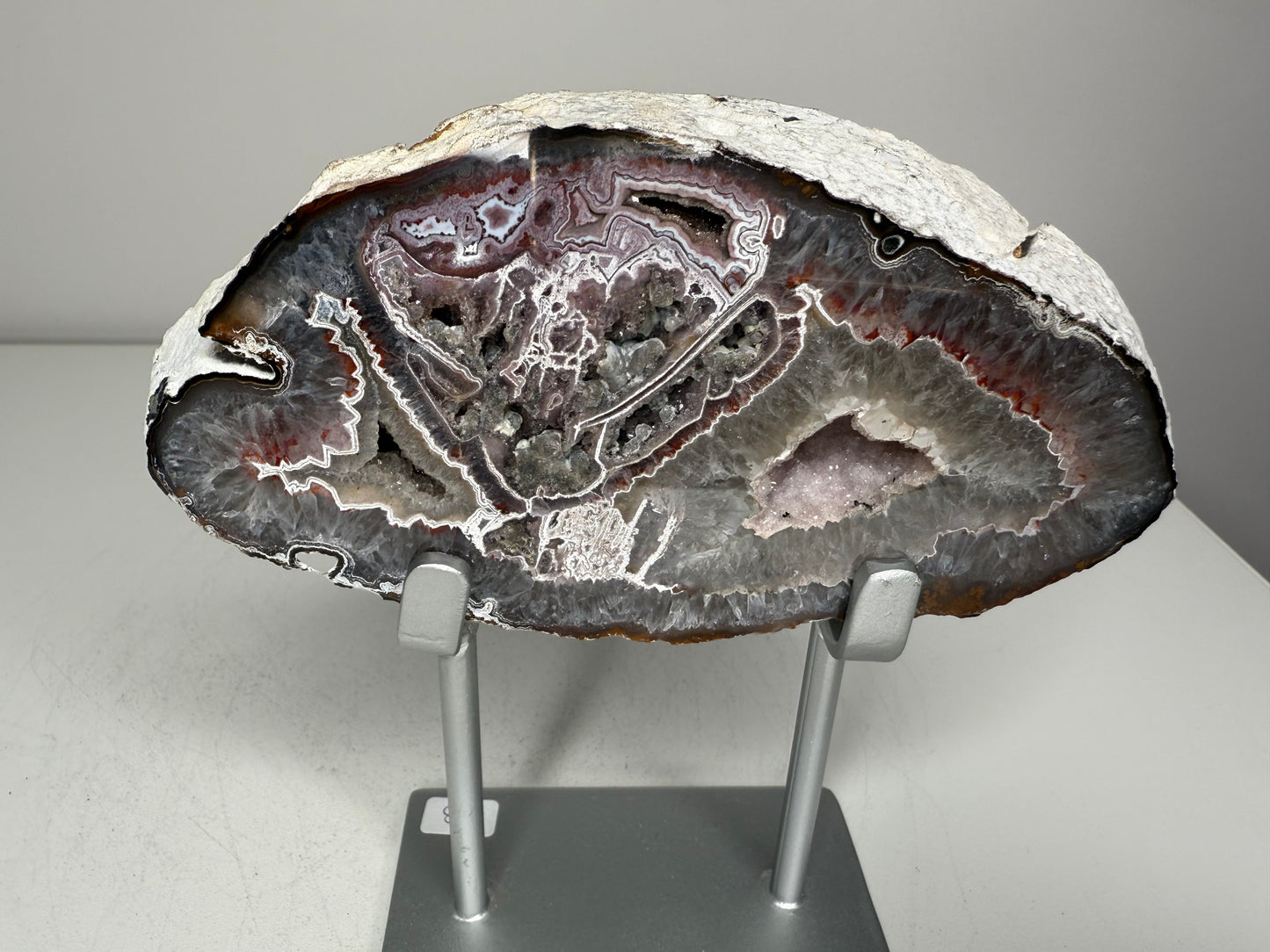 Agate Slice on stand