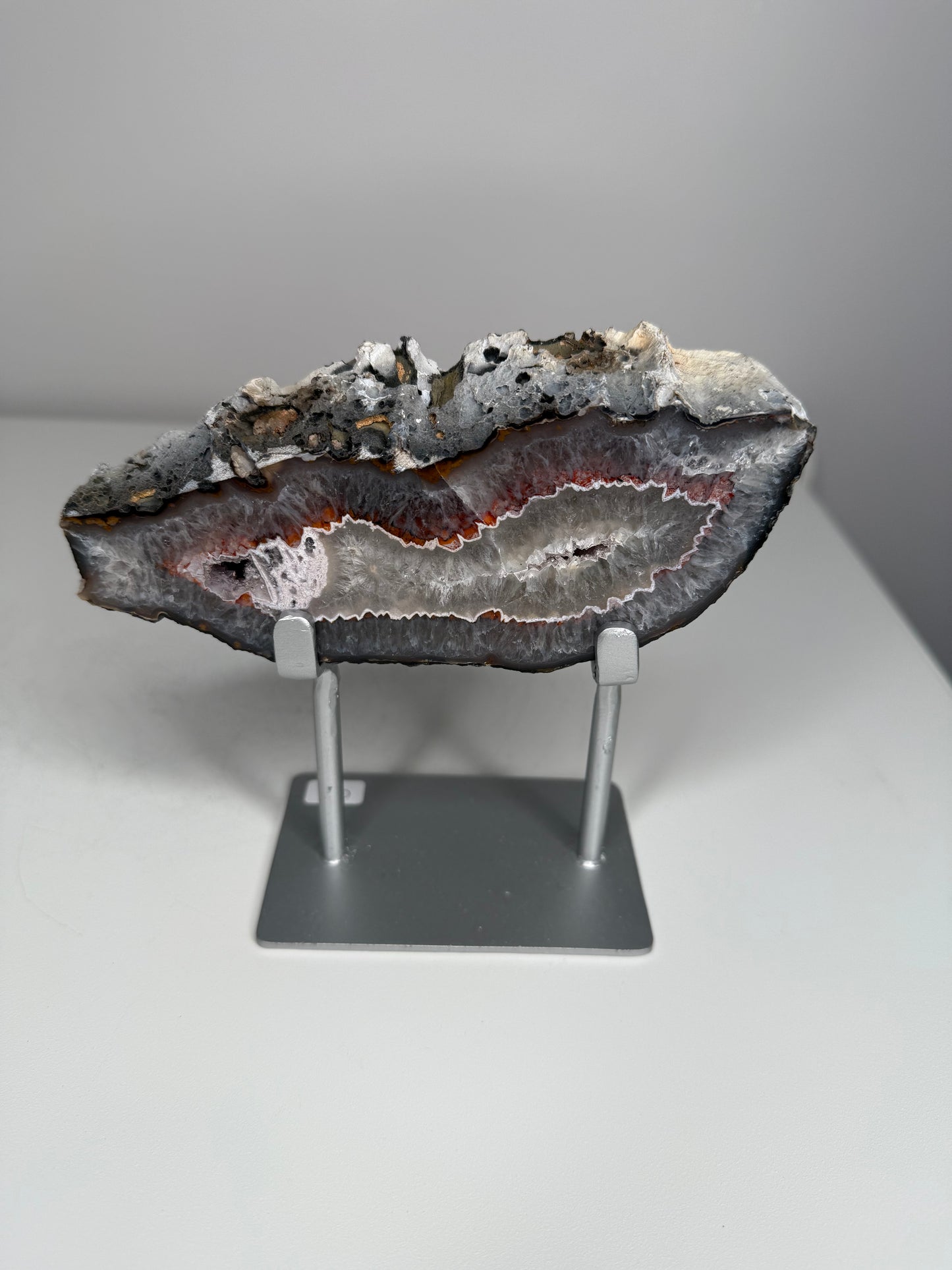 Agate Slice on stand