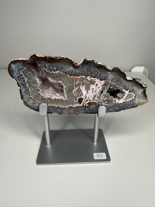 Agate Slice on stand