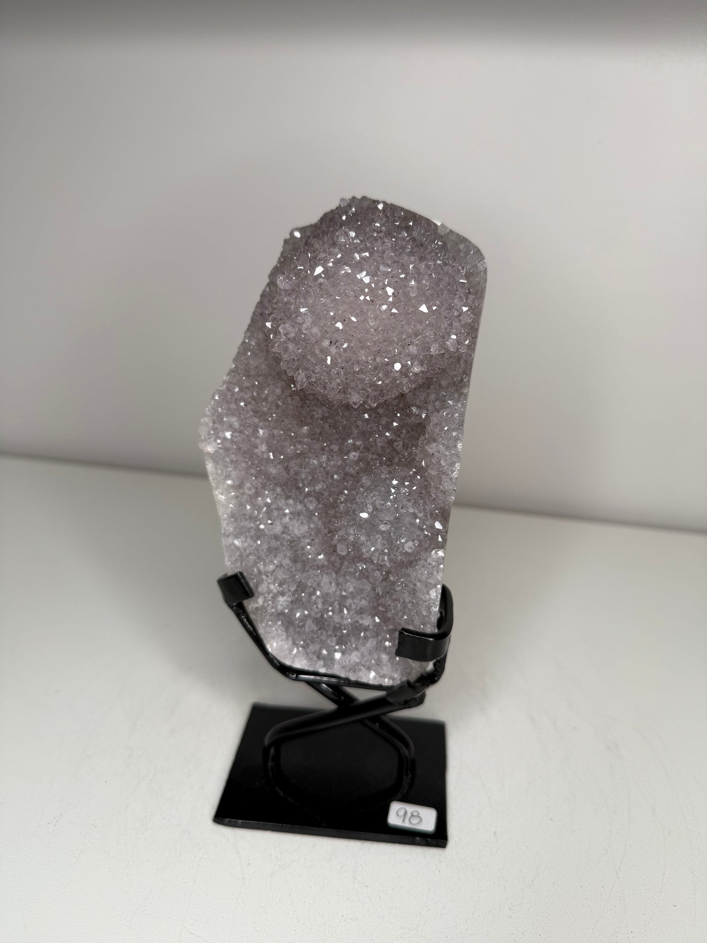 Druzy Anethyst Freeform on stand