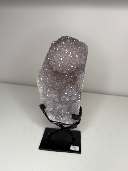Druzy Anethyst Freeform on stand