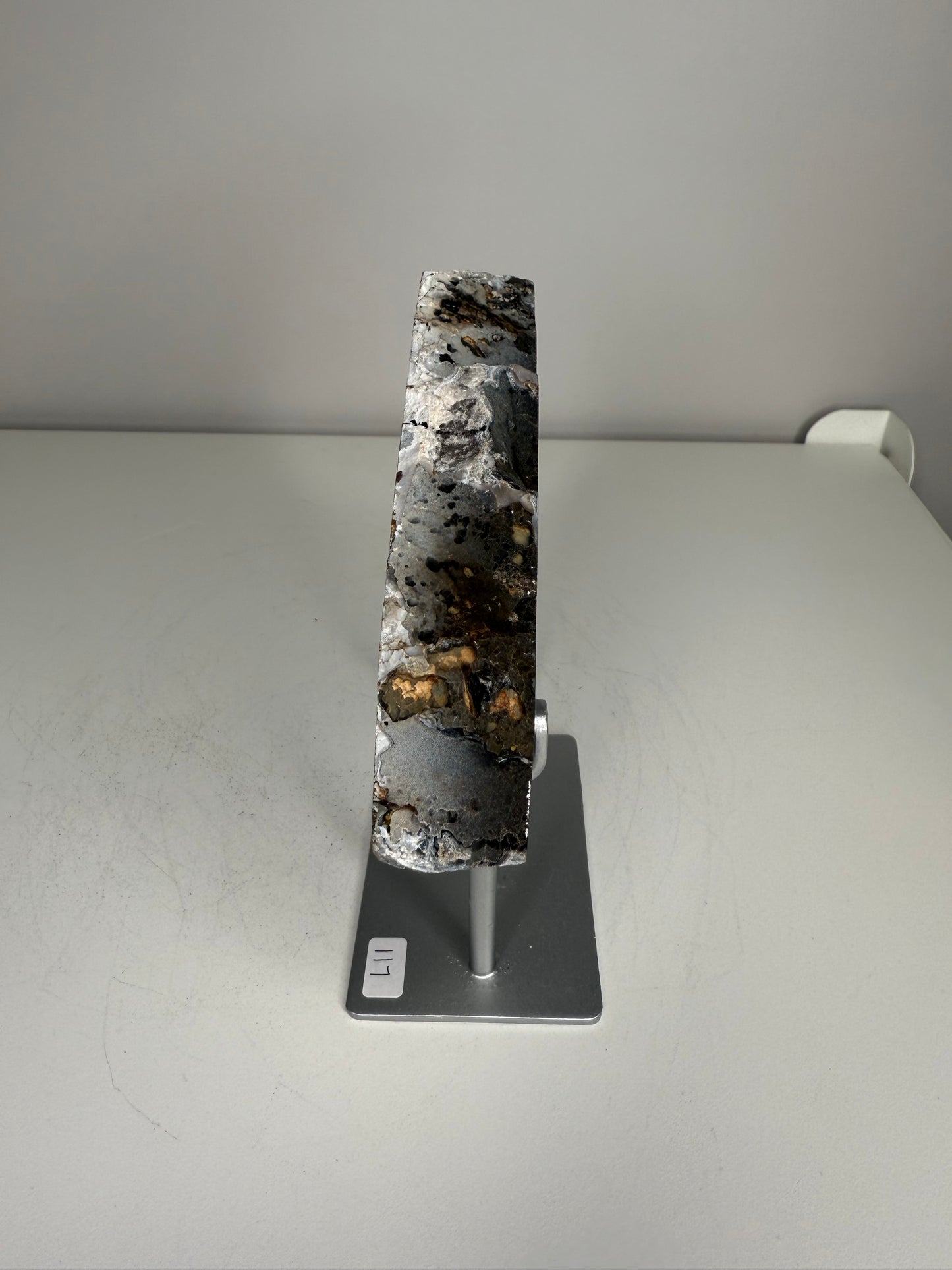 Agate Slice on stand
