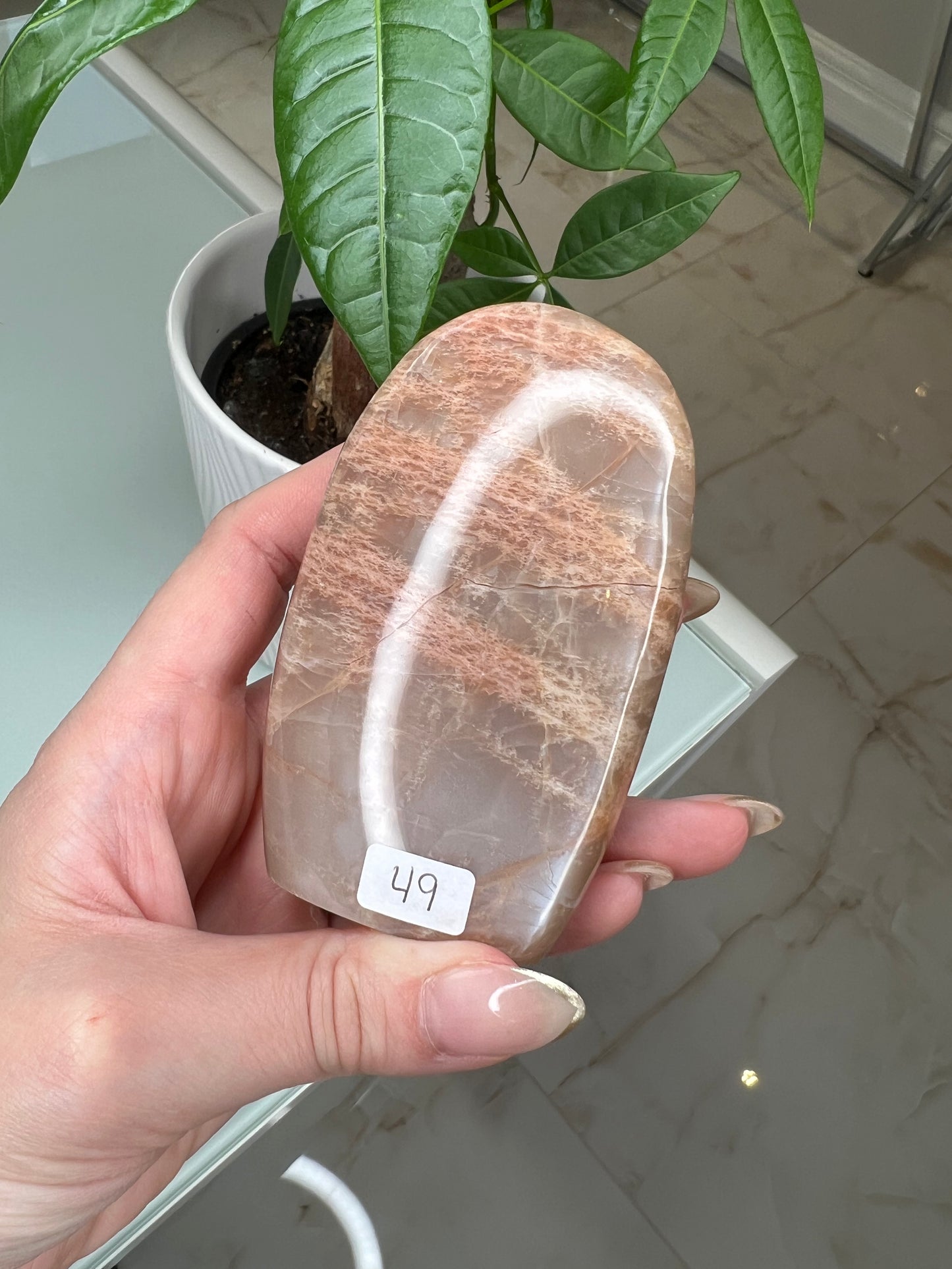 Peach Moonstone Freeform