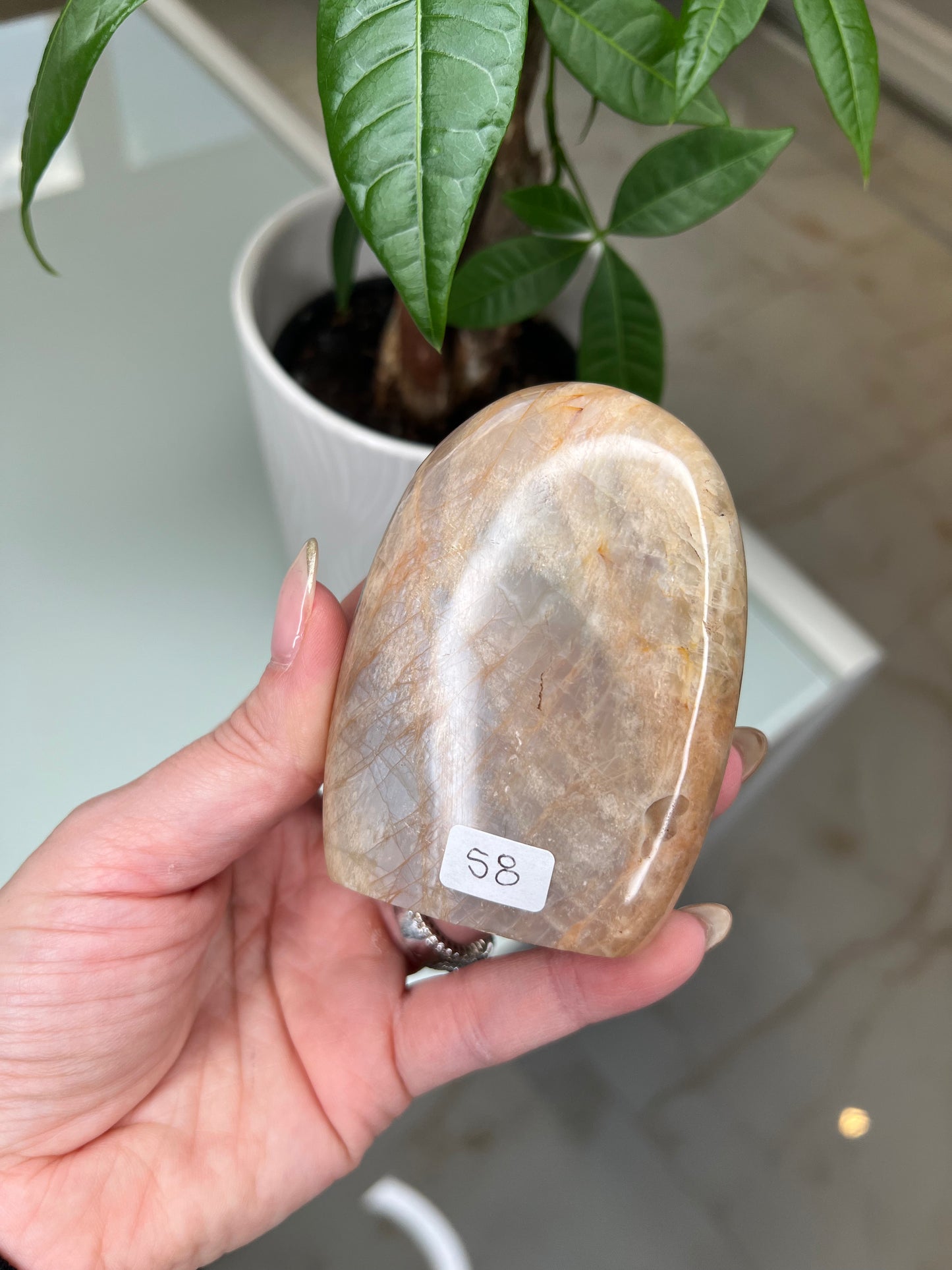 Peach Moonstone Freeform