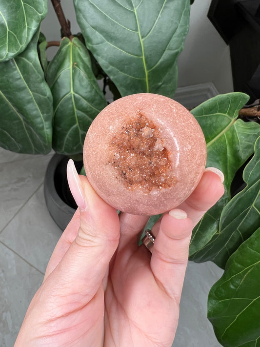 Pink Amethyst Sphere