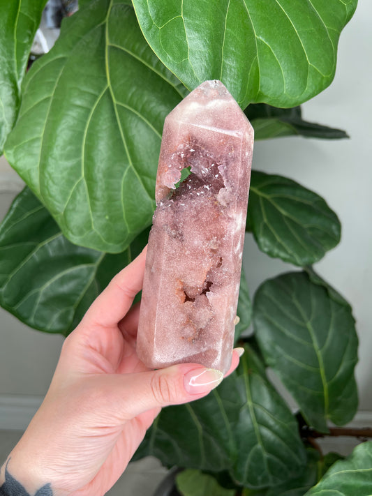 Juicy Pink Amethyst Tower