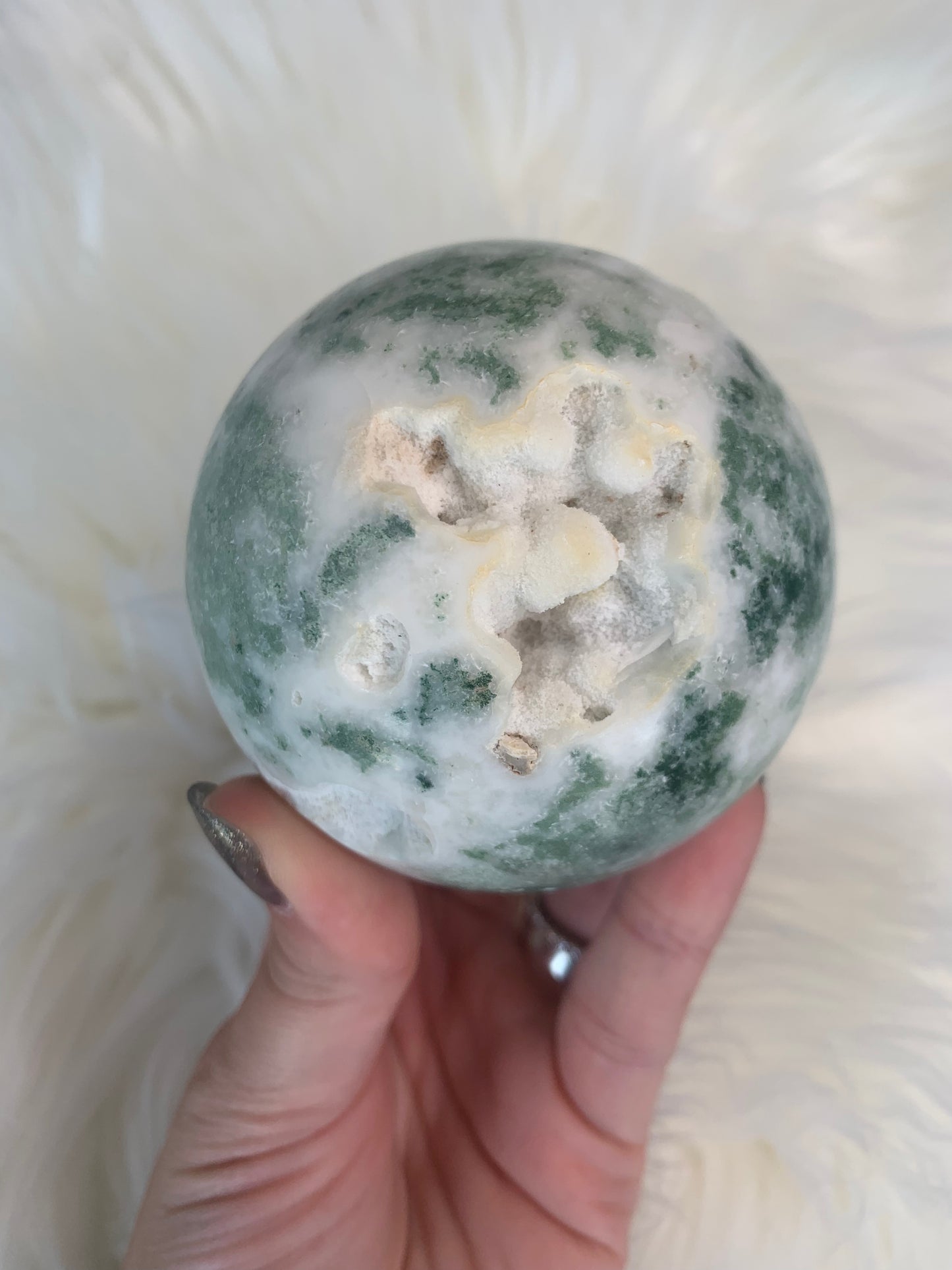 Moss Agate Spheres