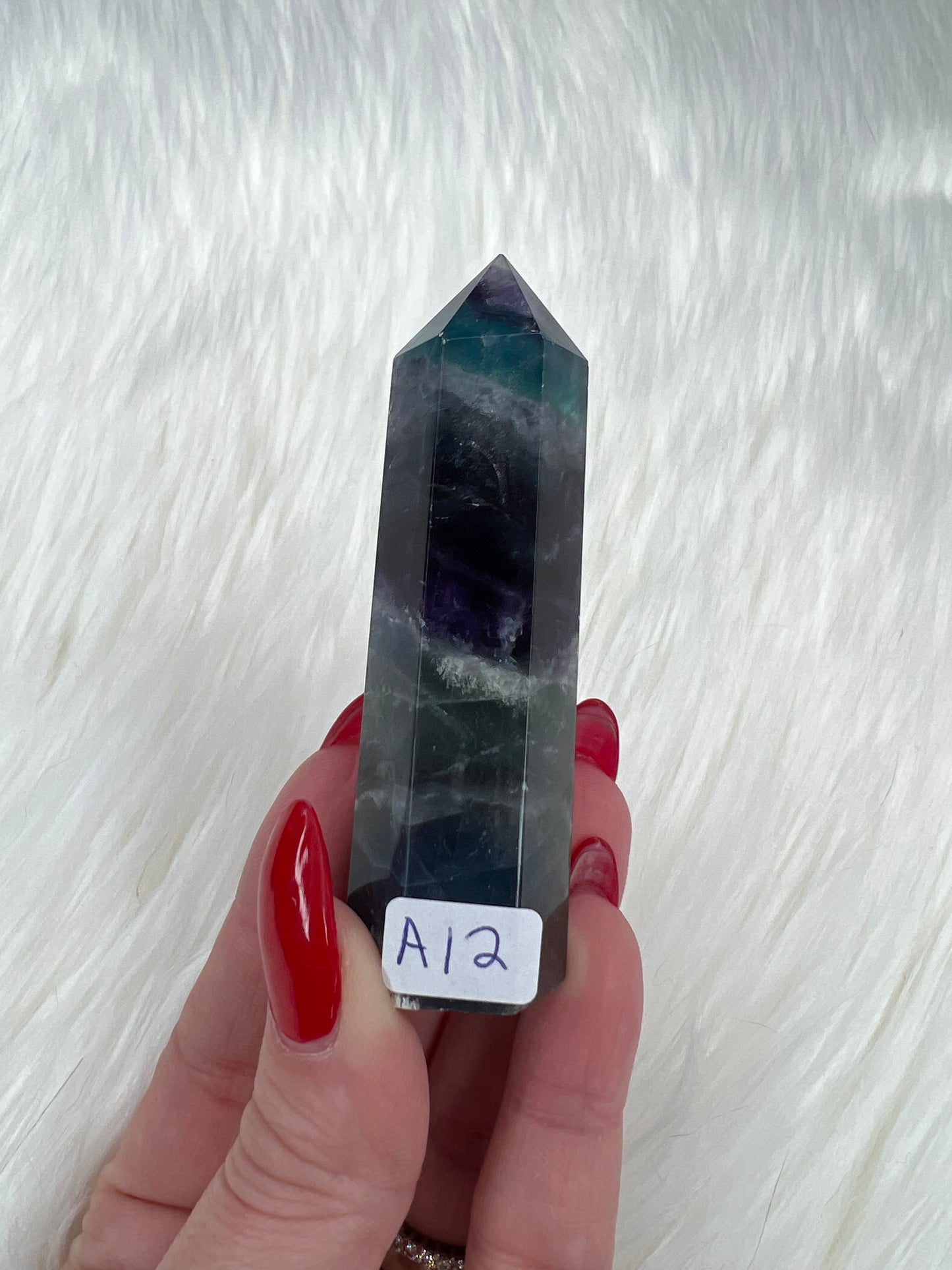 Rainbow Fluorite Towers (small)