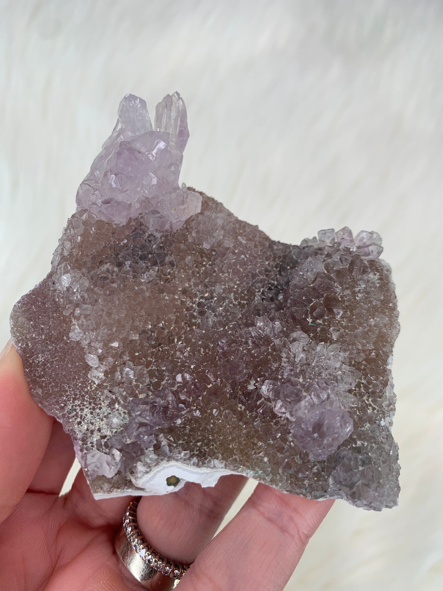 Amethyst Crust Clusters