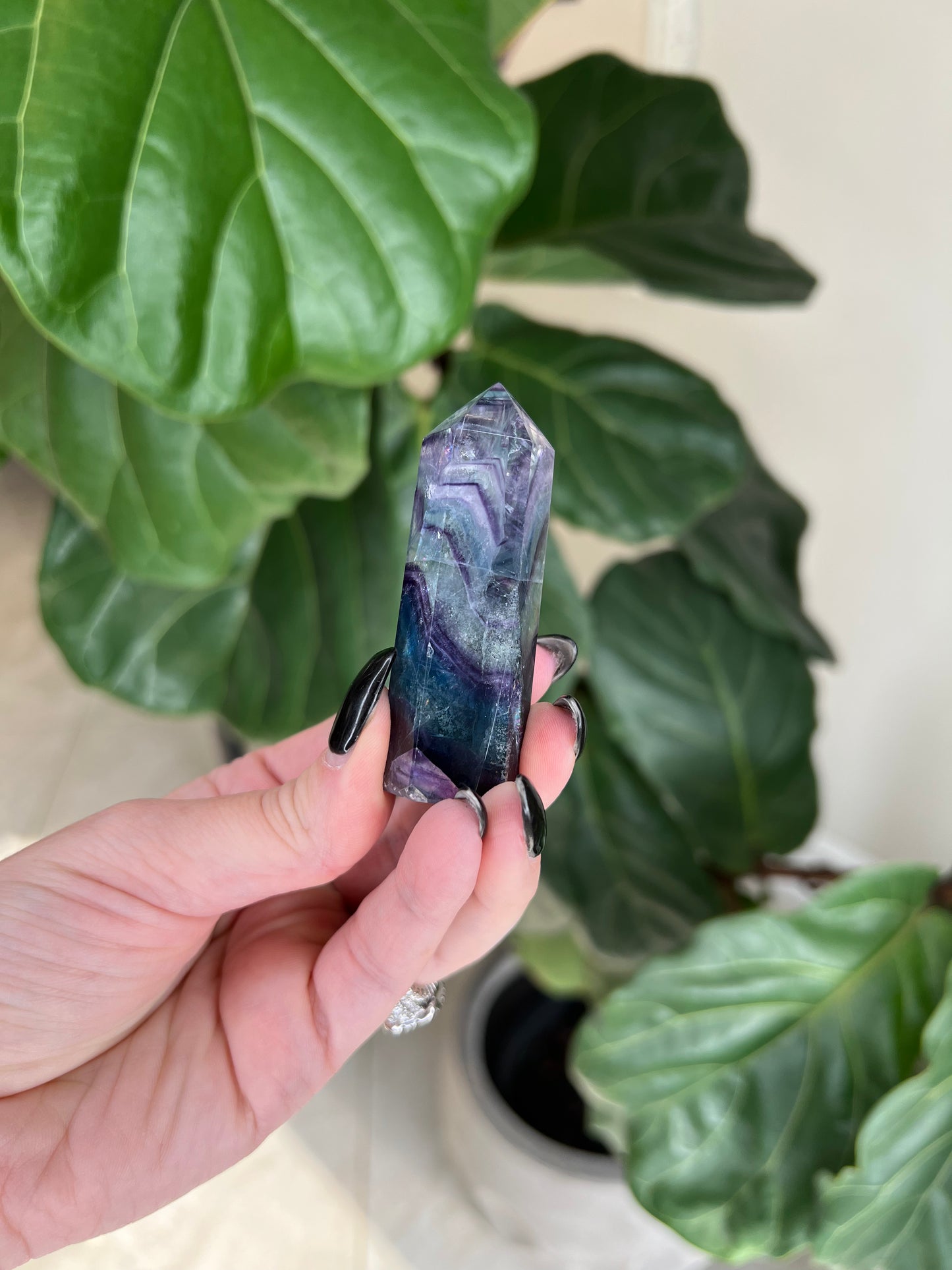 Rainbow Fluorite Towers (small)