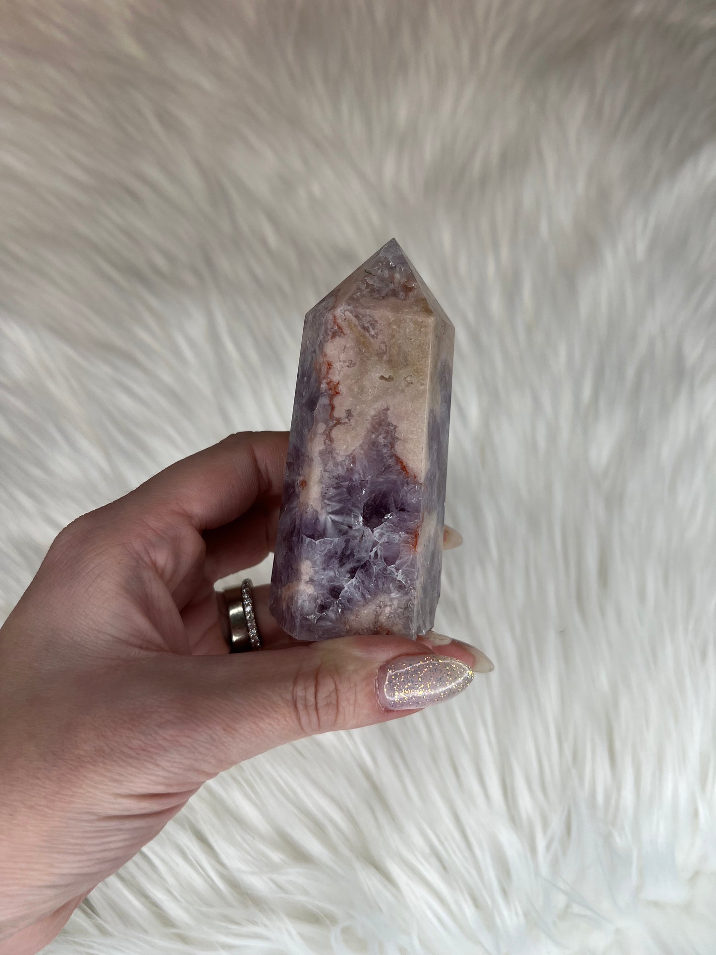Amethyst X Flower Agate Towers (Part 1)
