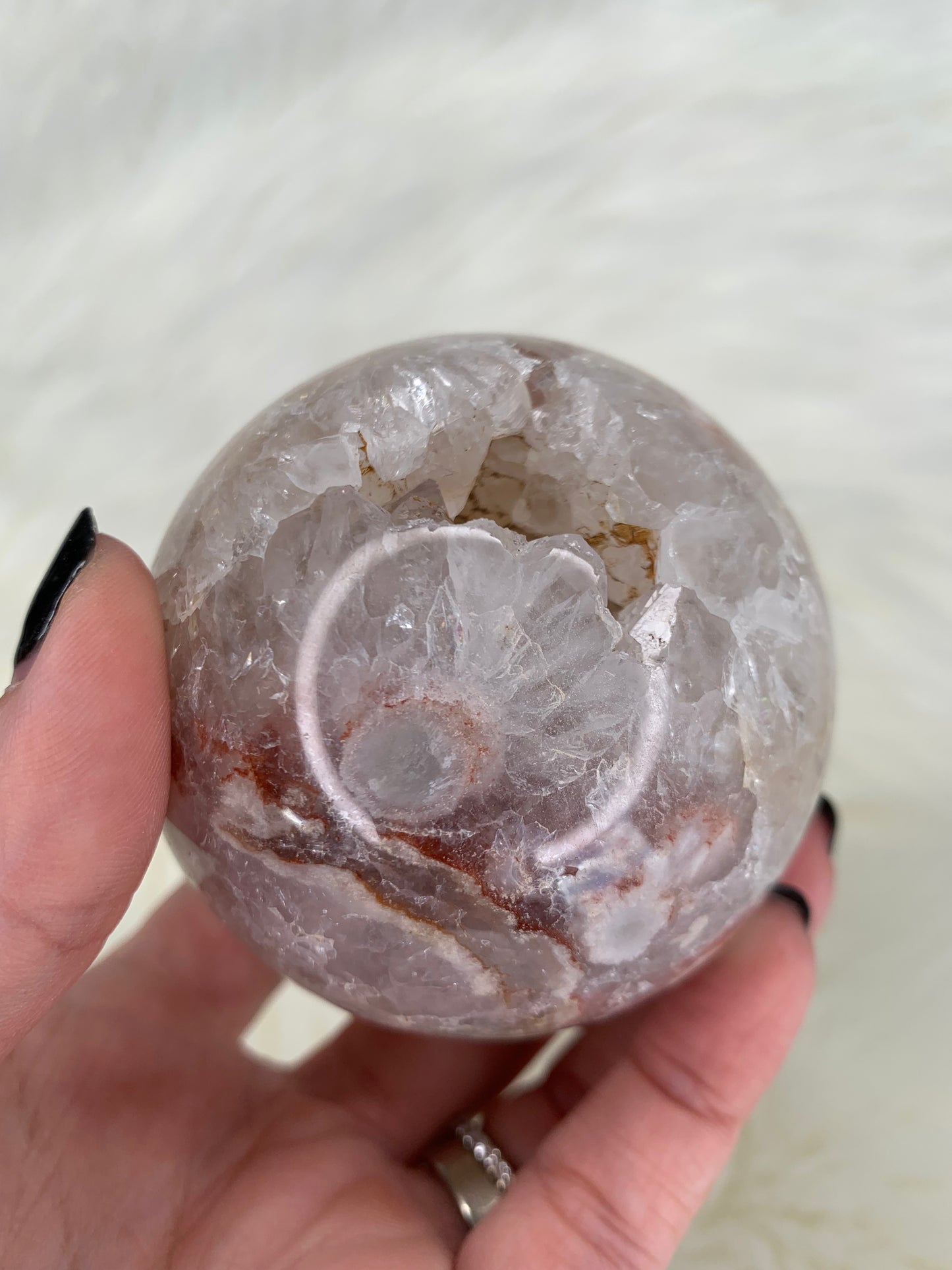 Flower Agate Sphere