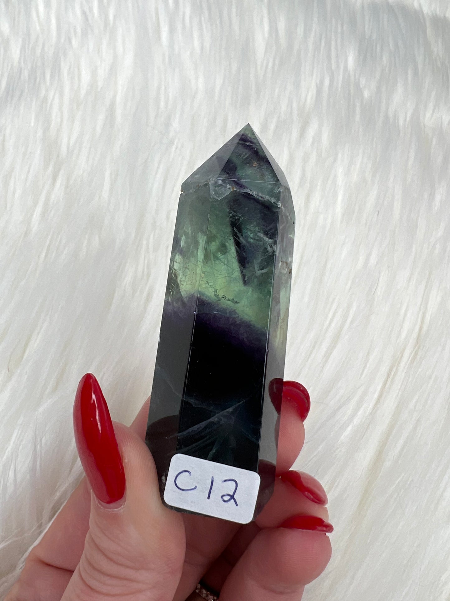 Rainbow Fluorite Towers (small)