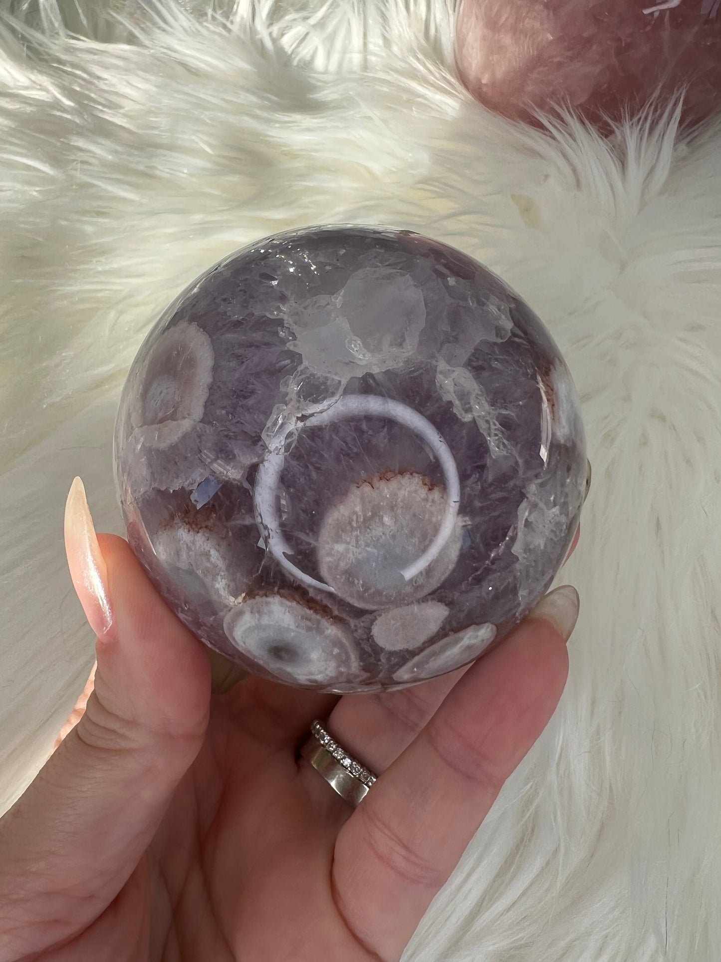 Pink Amethyst Sphere